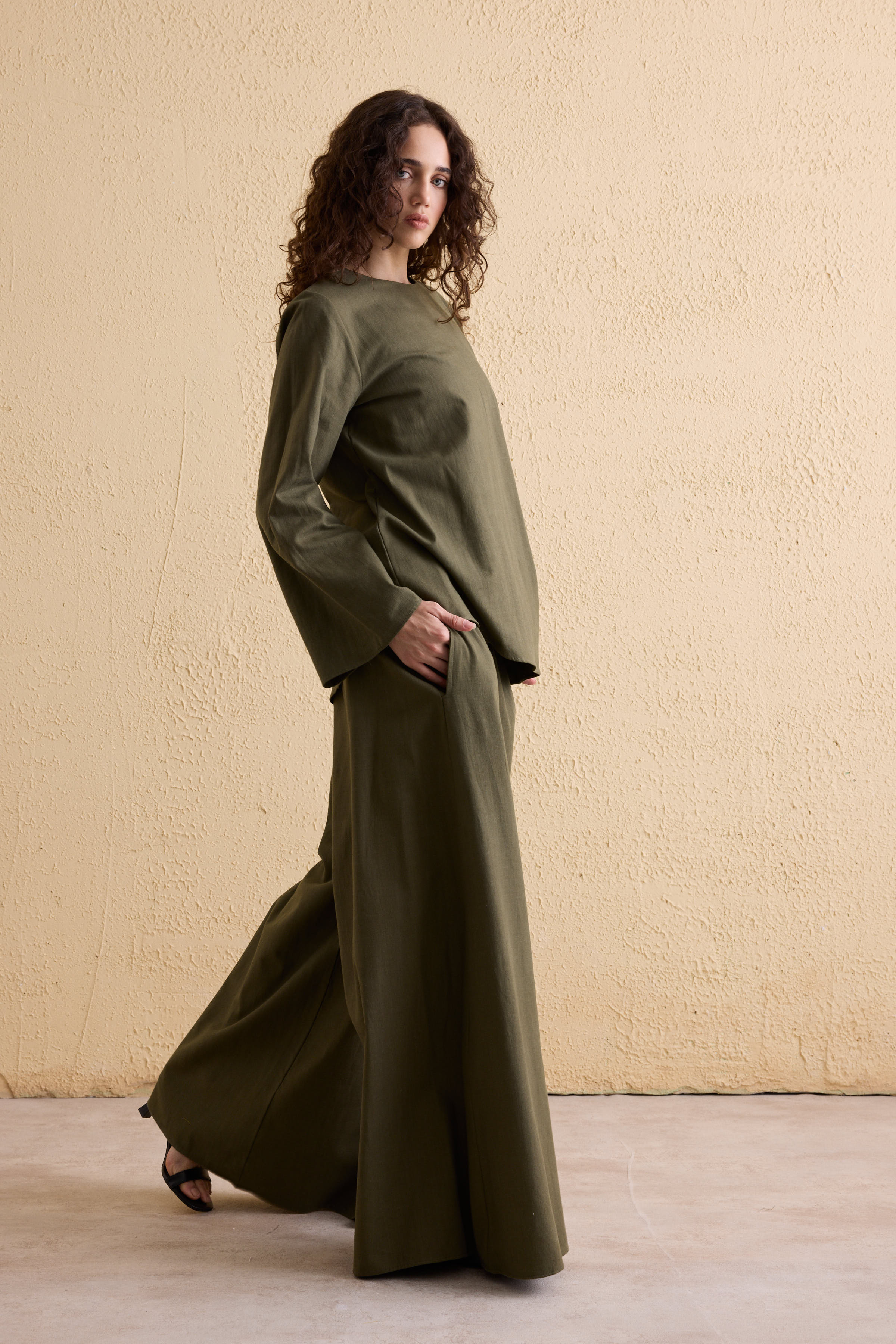 OASIS Leinen Tunika-Hosen Set