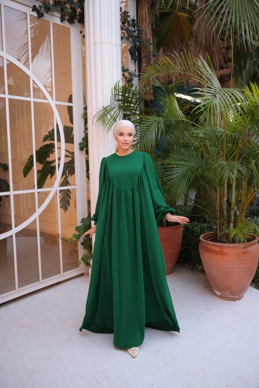 Safa Dubai Silk Abaya