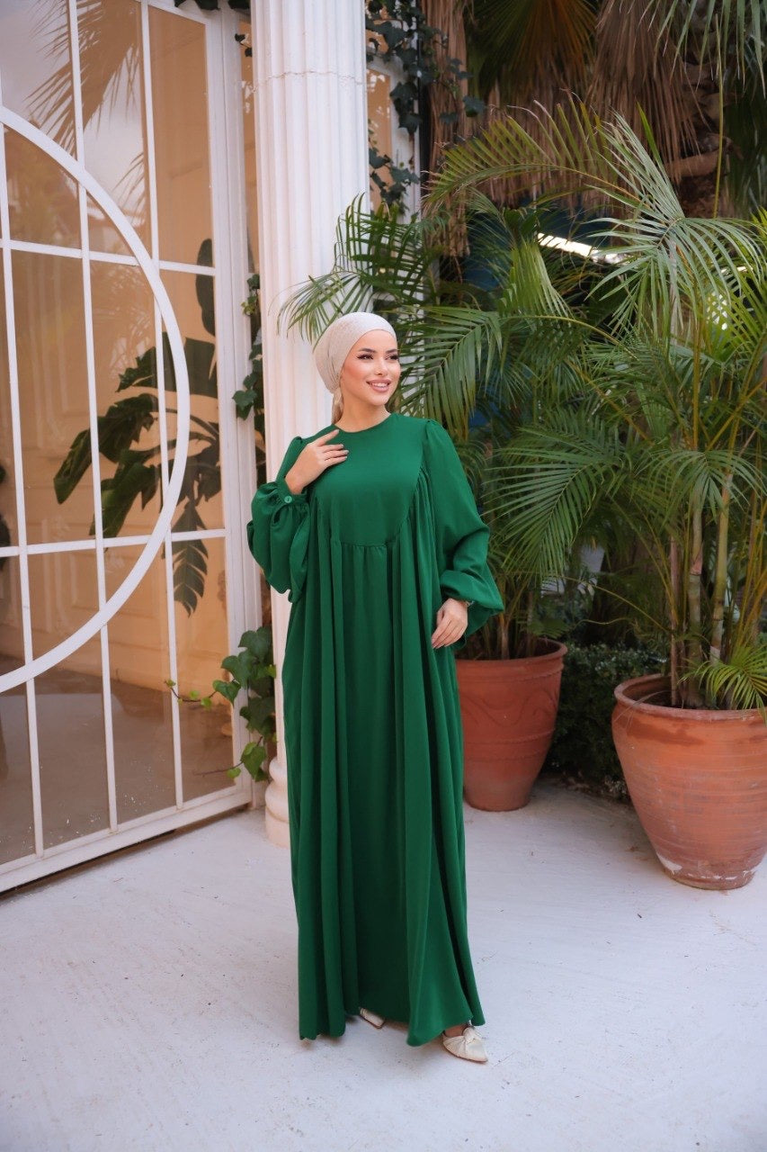 Safa Dubai Silk Abaya
