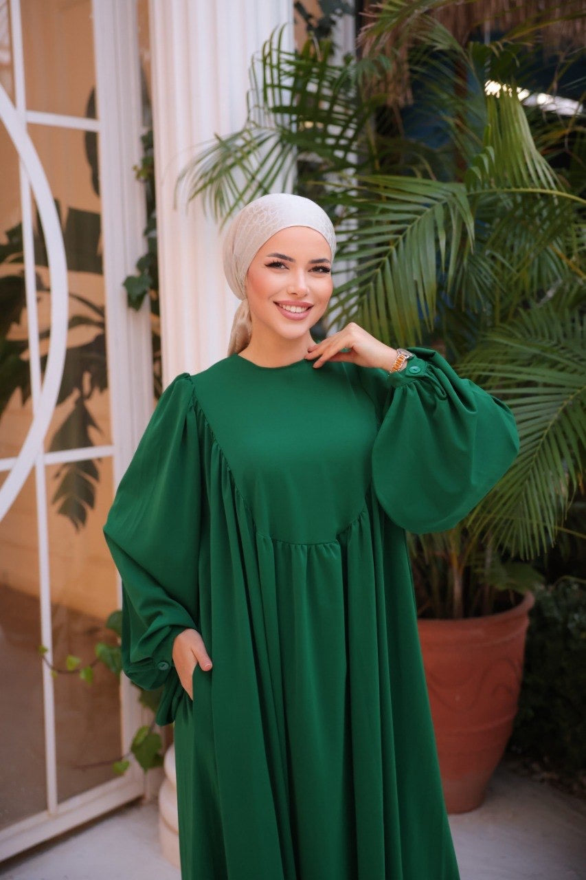 Safa Dubai Silk Abaya