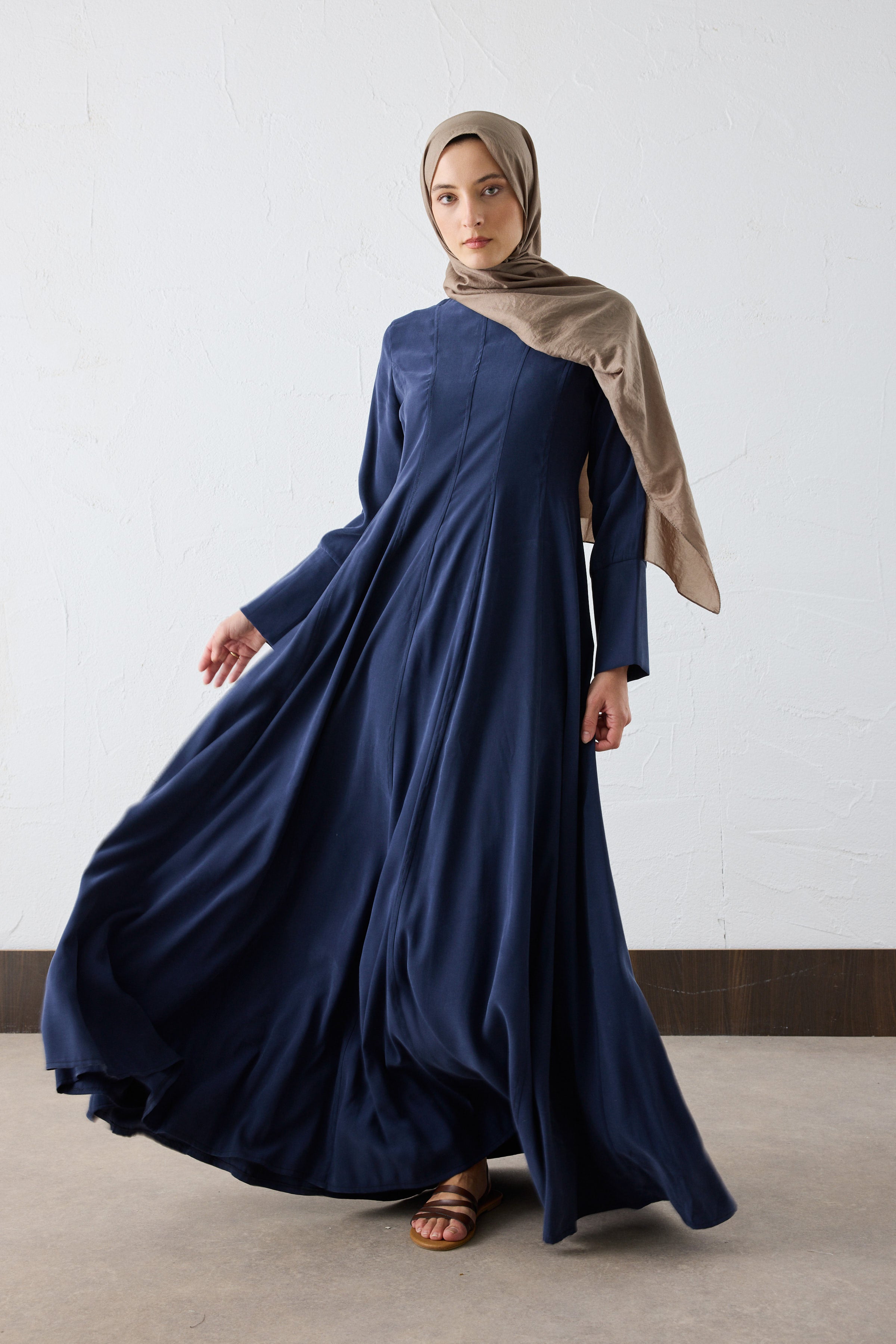 Silent Flow Lyocell Maxi Kleid