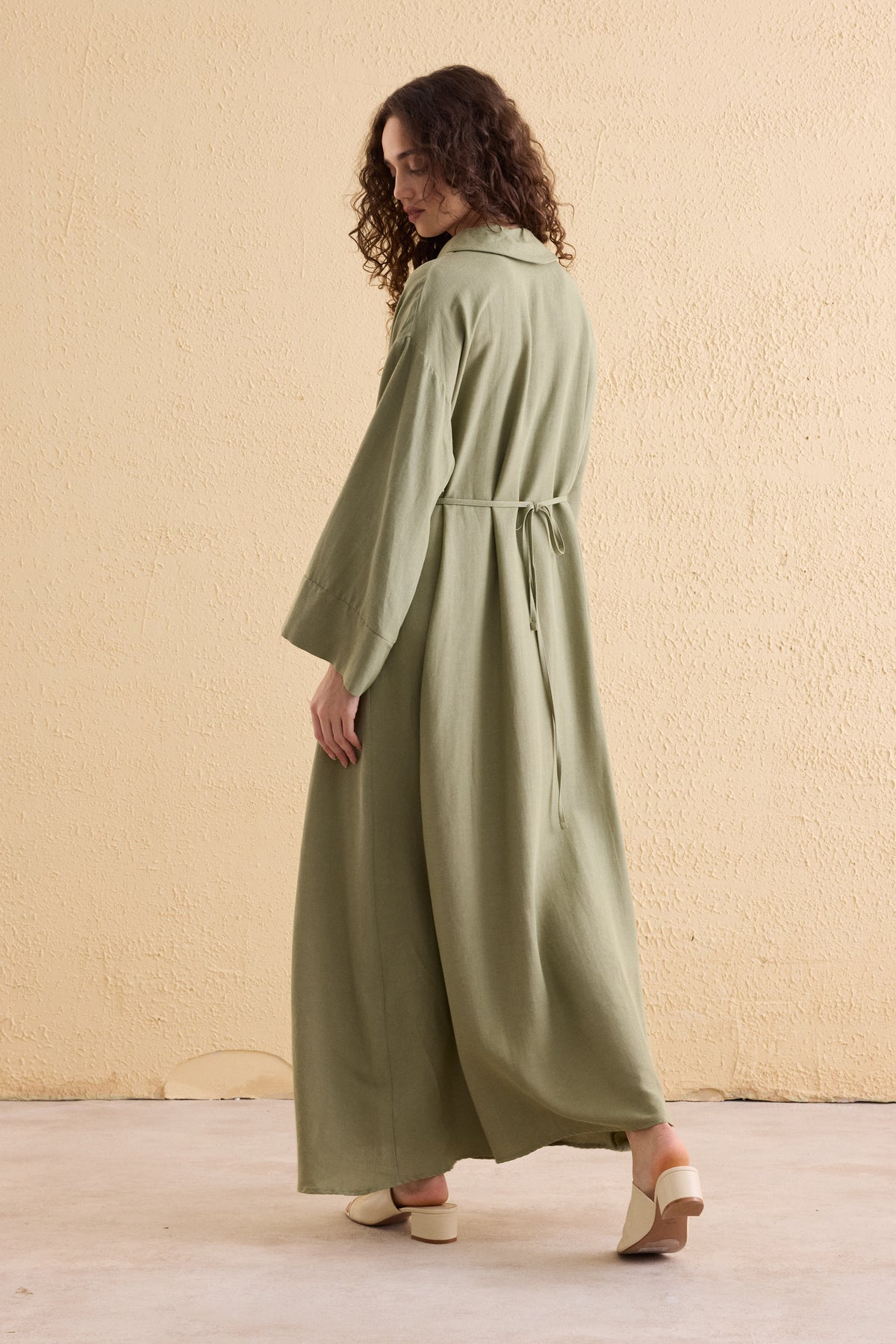 TERRA Leinen Hemdblusenkleid