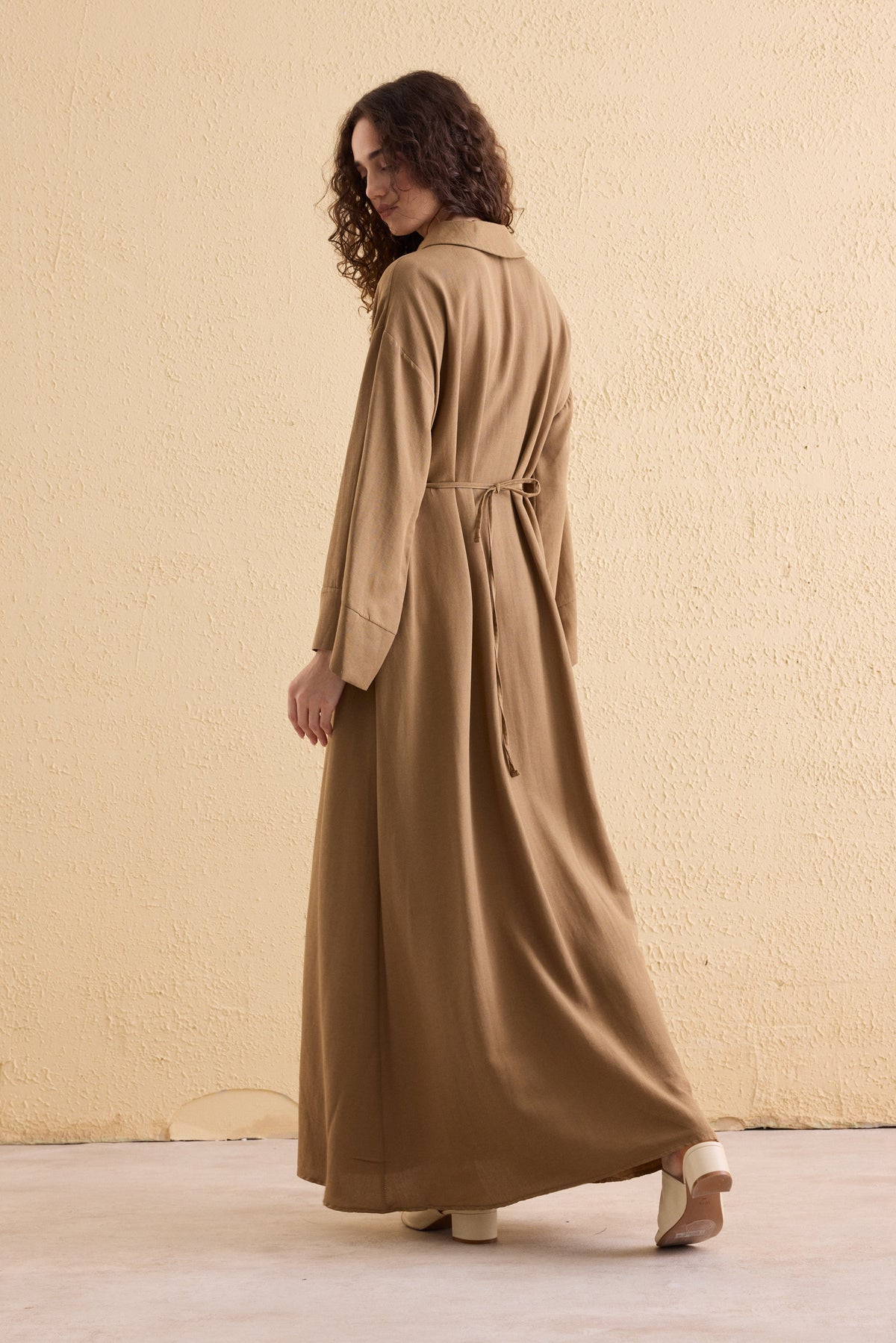 TERRA Leinen Hemdblusenkleid