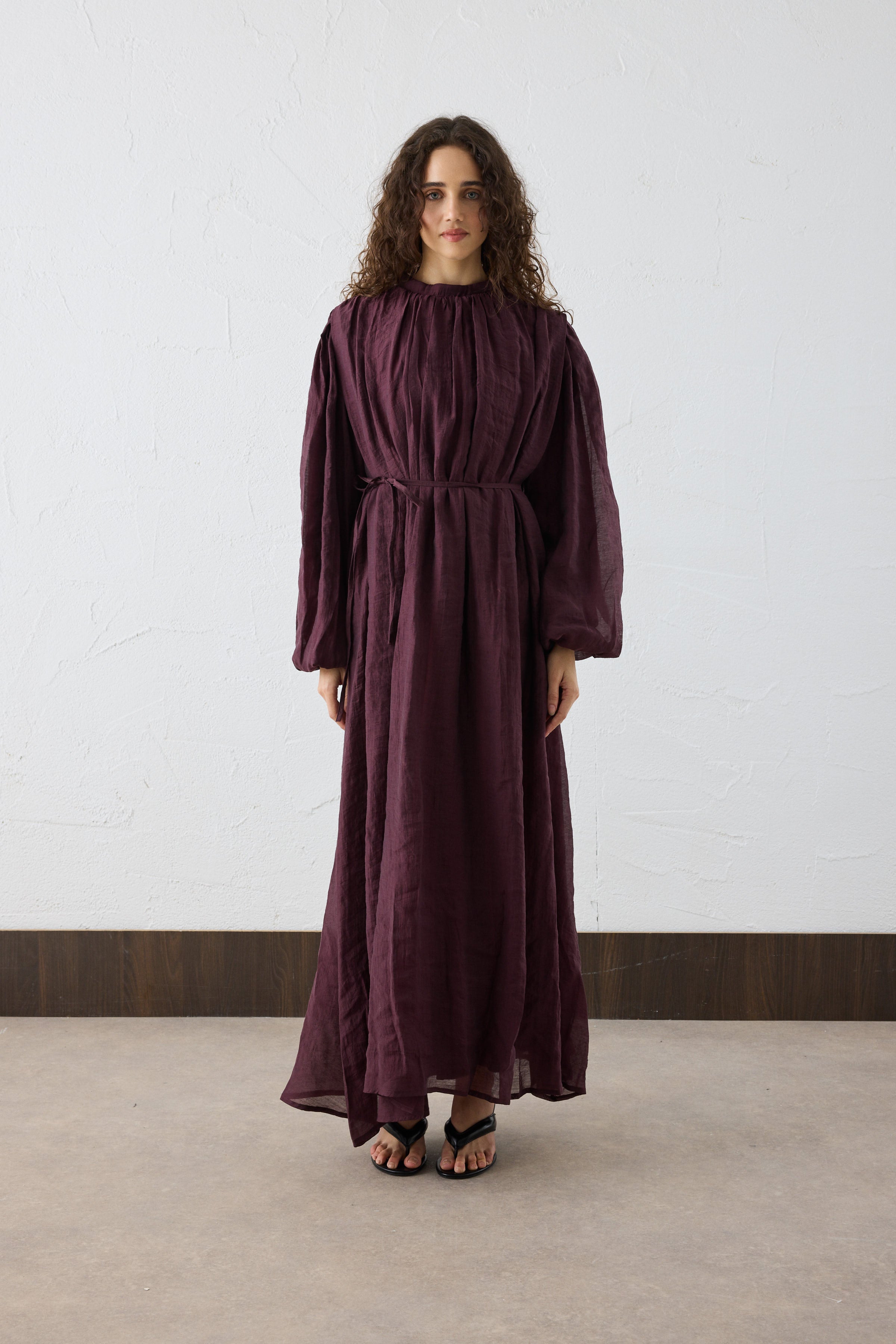 VELORA Crinkle Maxi KLeid