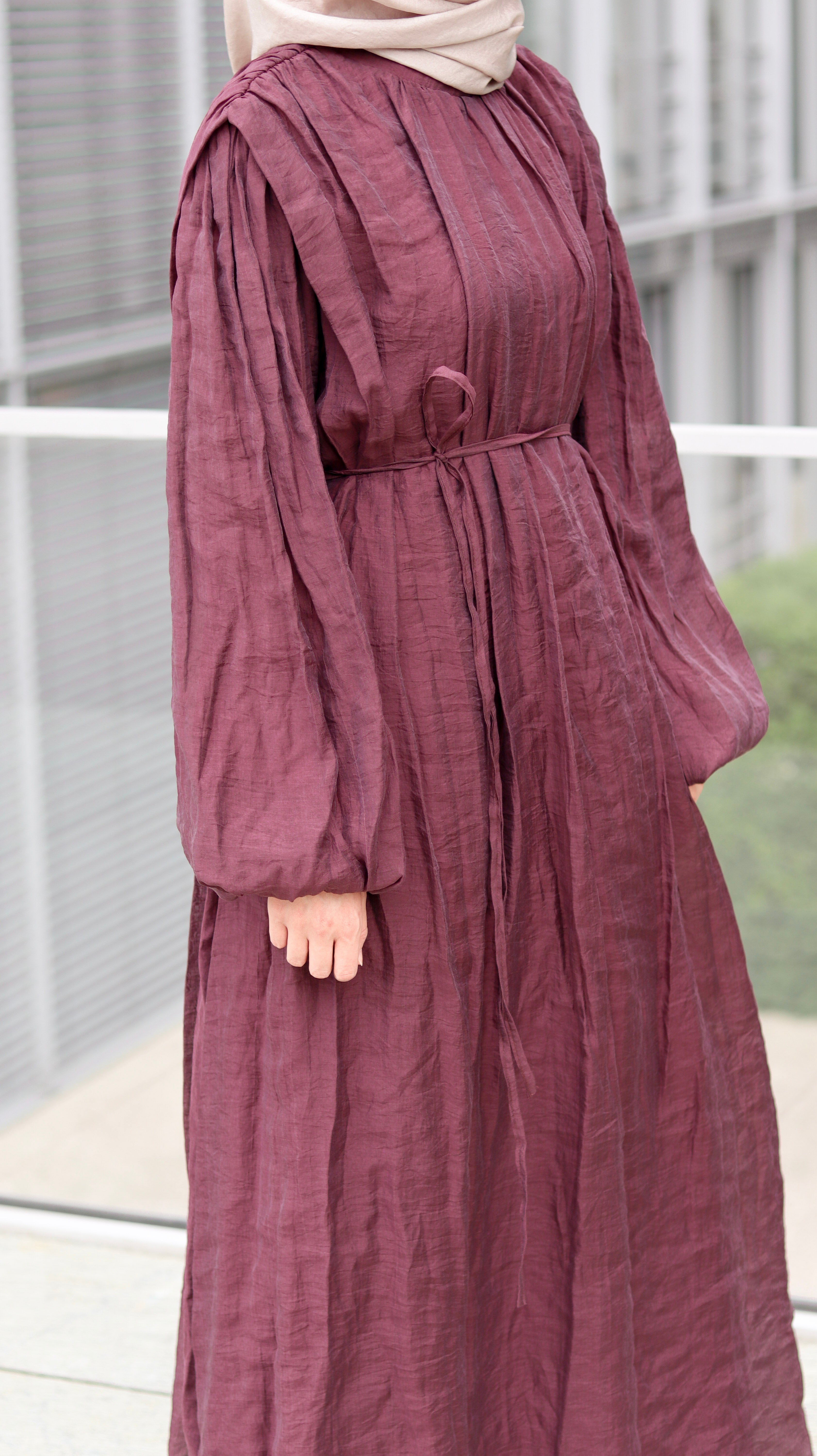 VELORA Crinkle Maxi KLeid