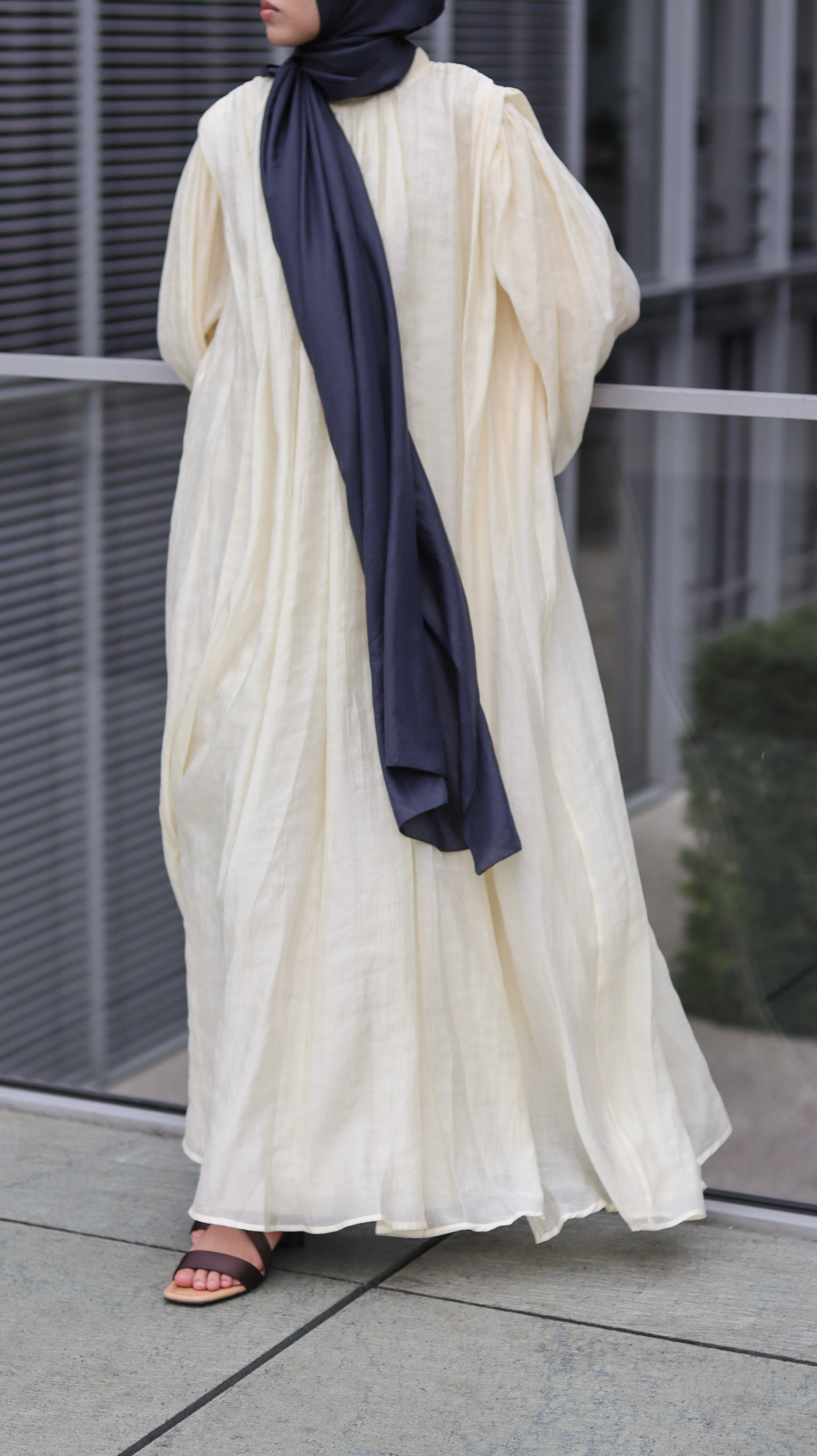 VELORA Crinkle Maxi KLeid