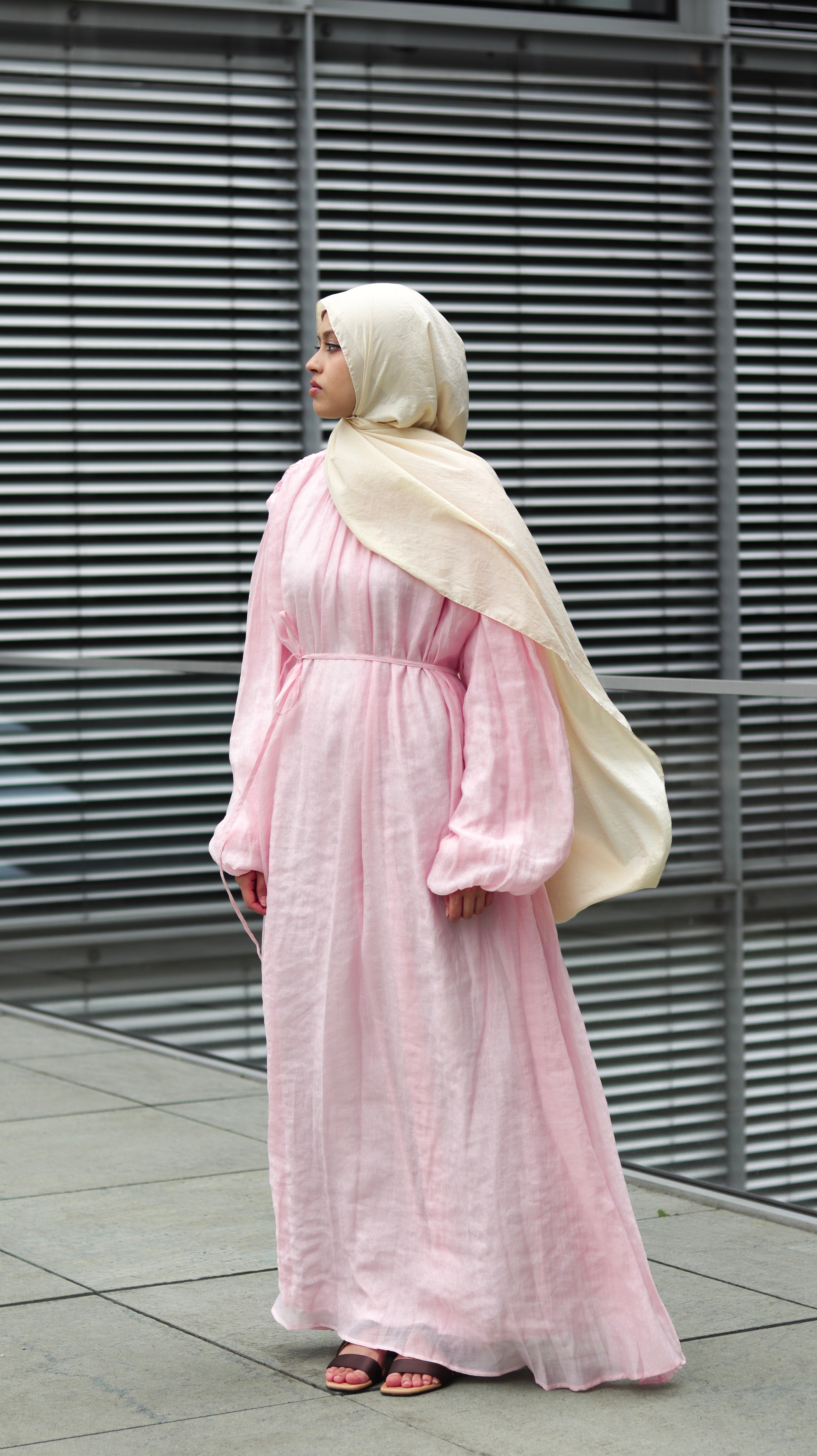 VELORA Crinkle Maxi KLeid