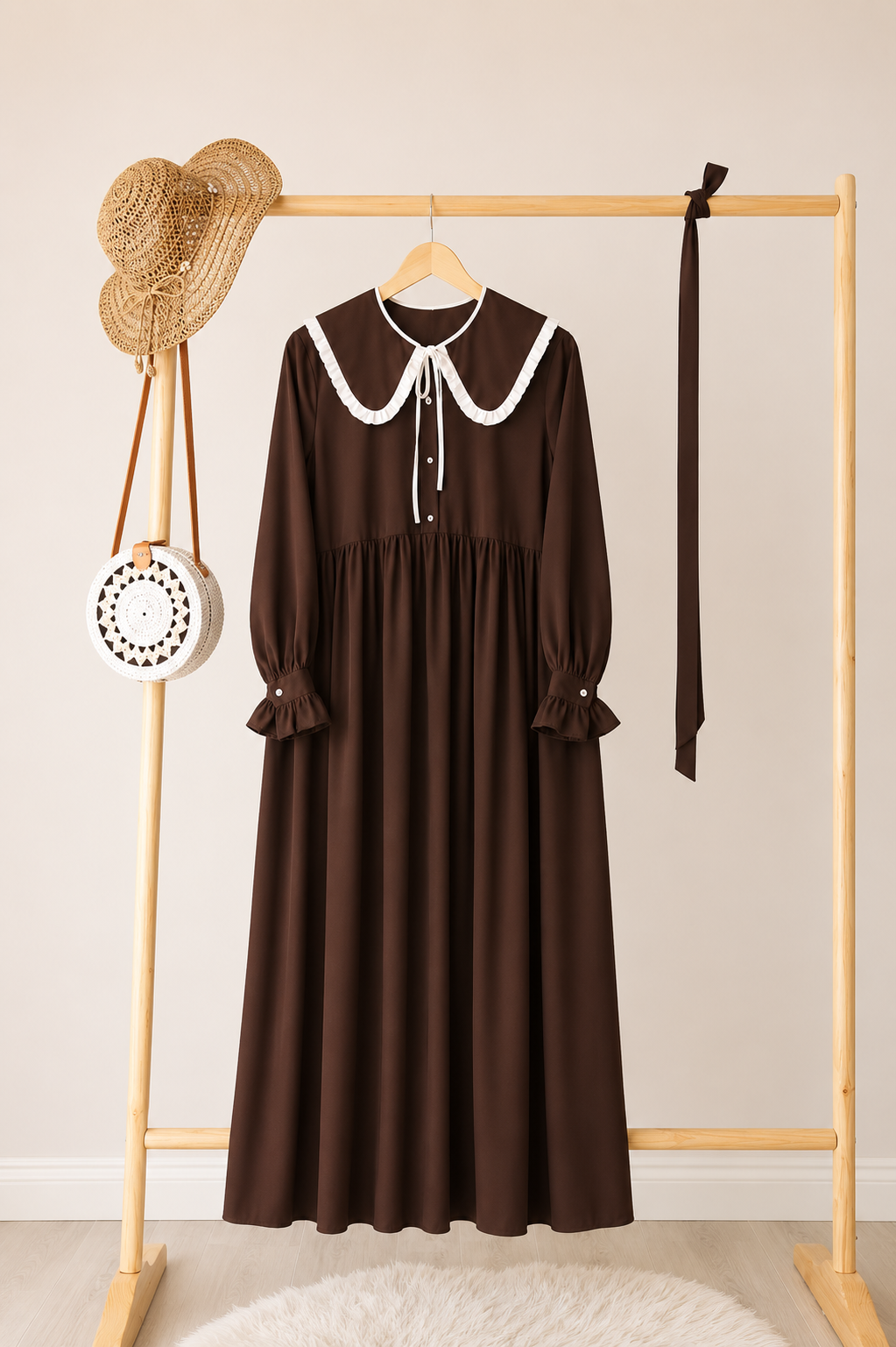 Lina Medina Silk Maxi Kleid