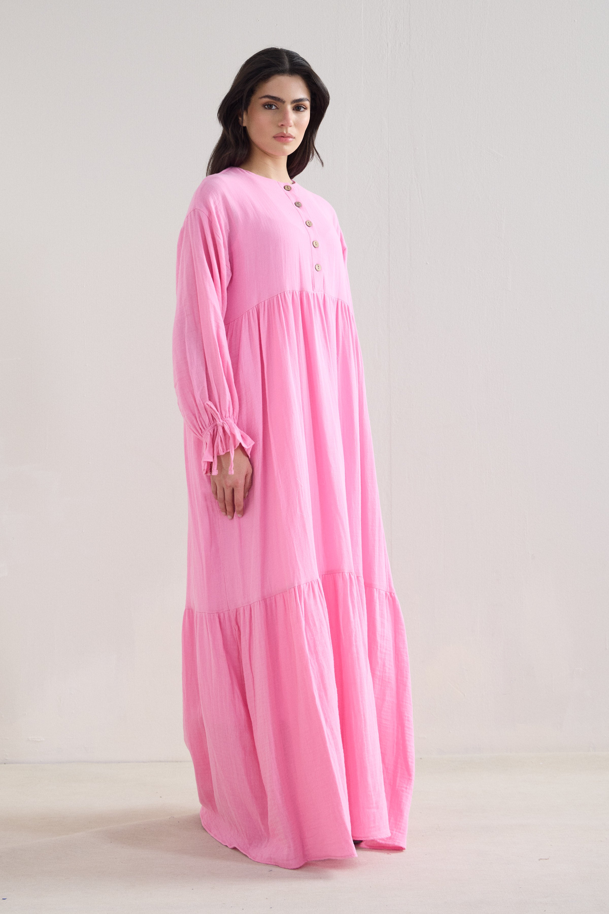 Muslin Boho Maxi Dress