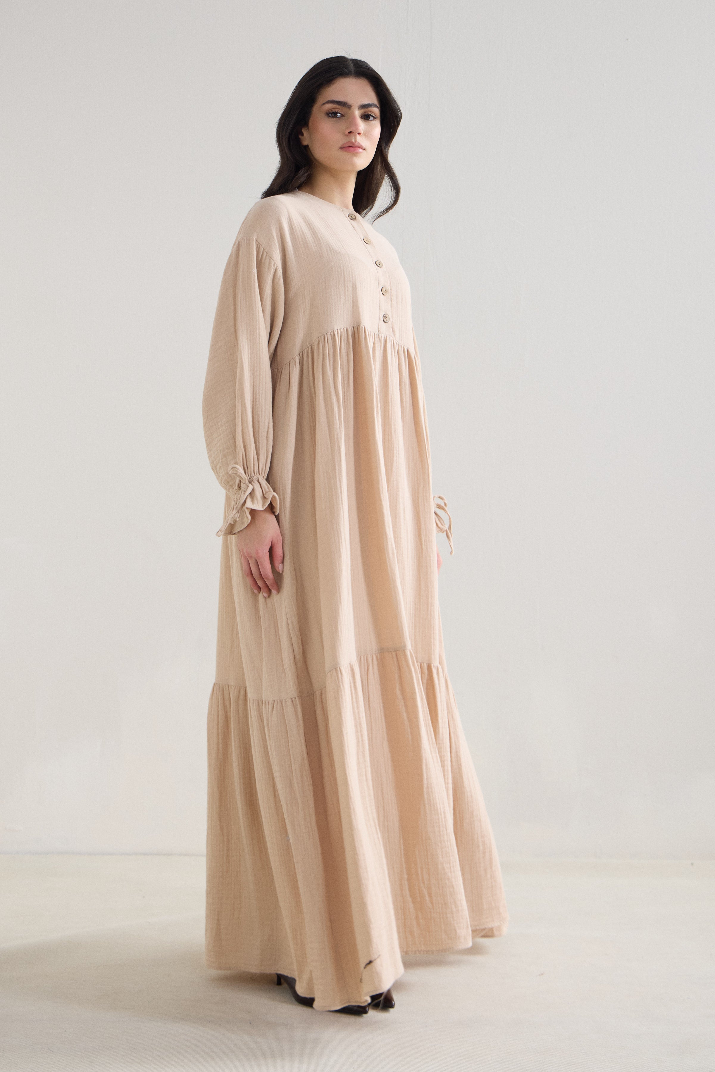 Muslin Boho Maxi Dress
