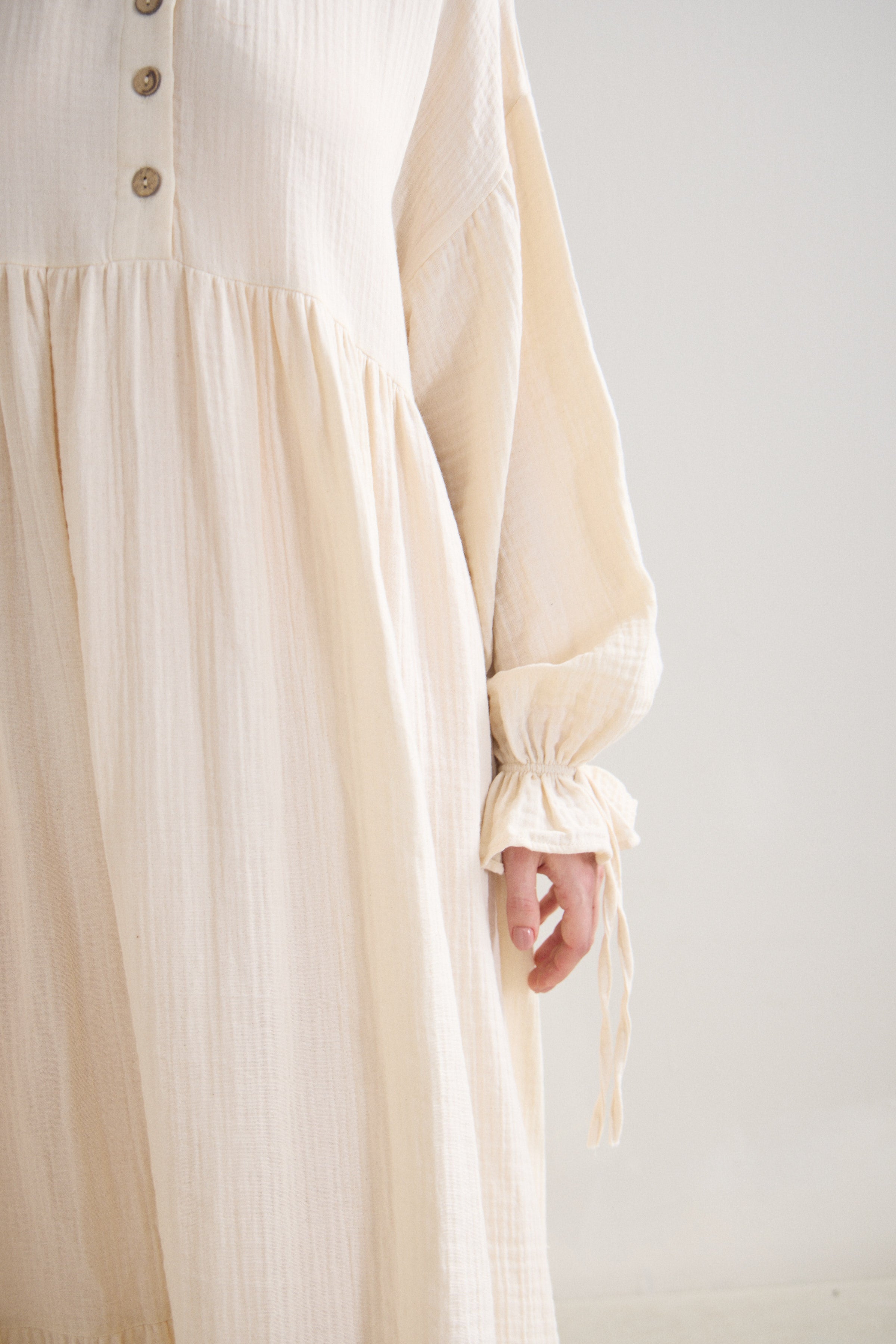Muslin Boho Maxi Dress
