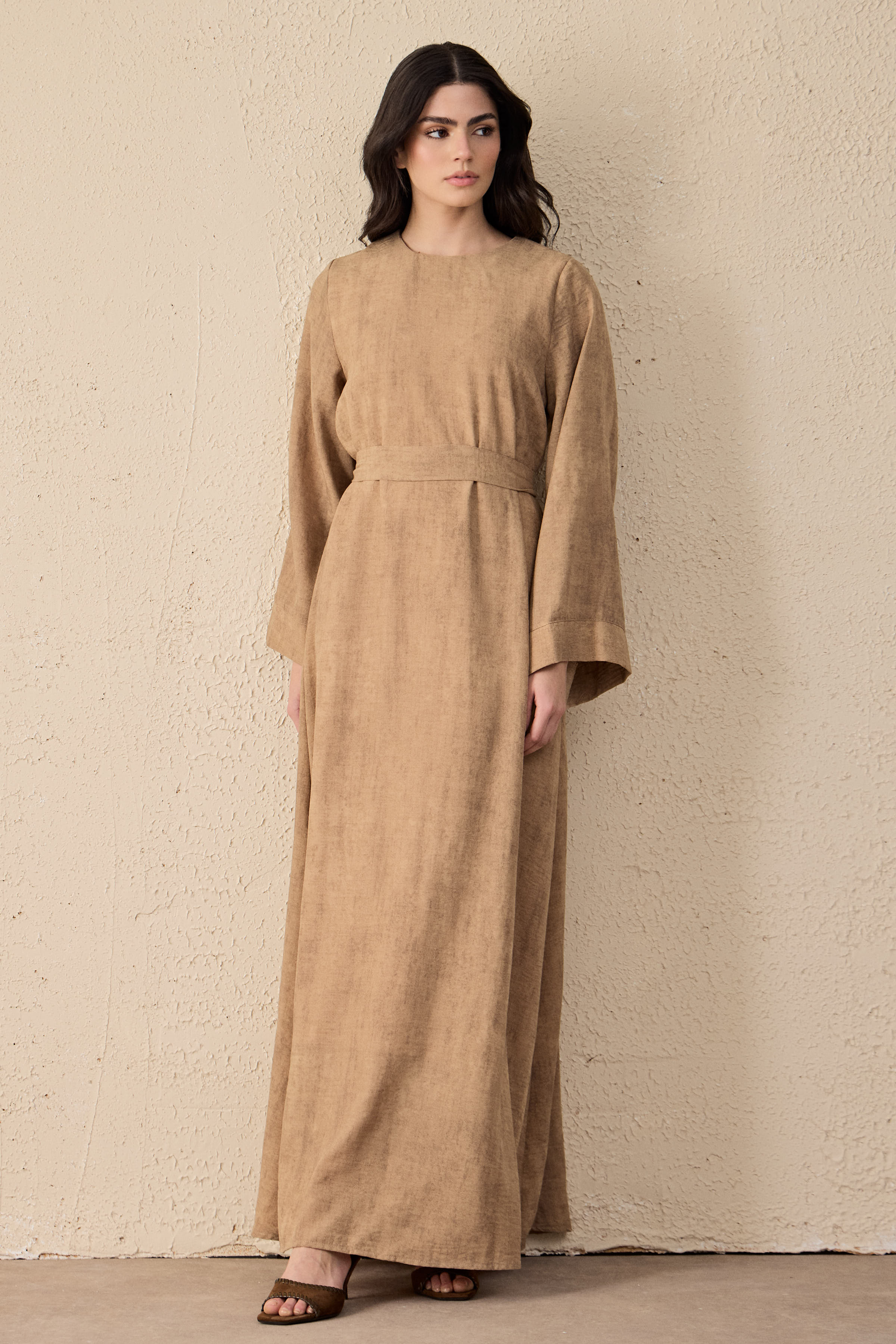 Sahara Hand Dyed Linen Kleid