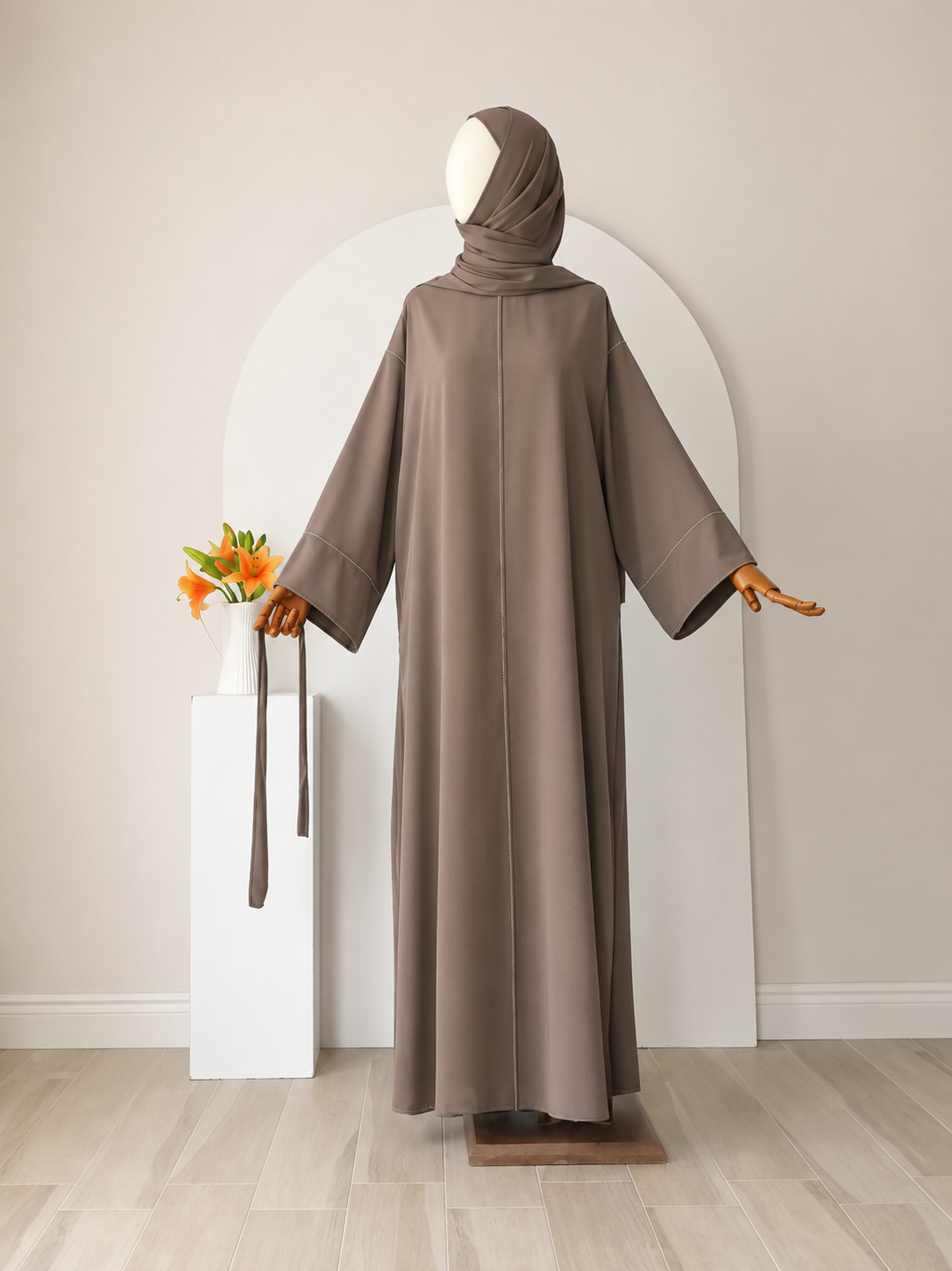 Sena Abaya mit Schal