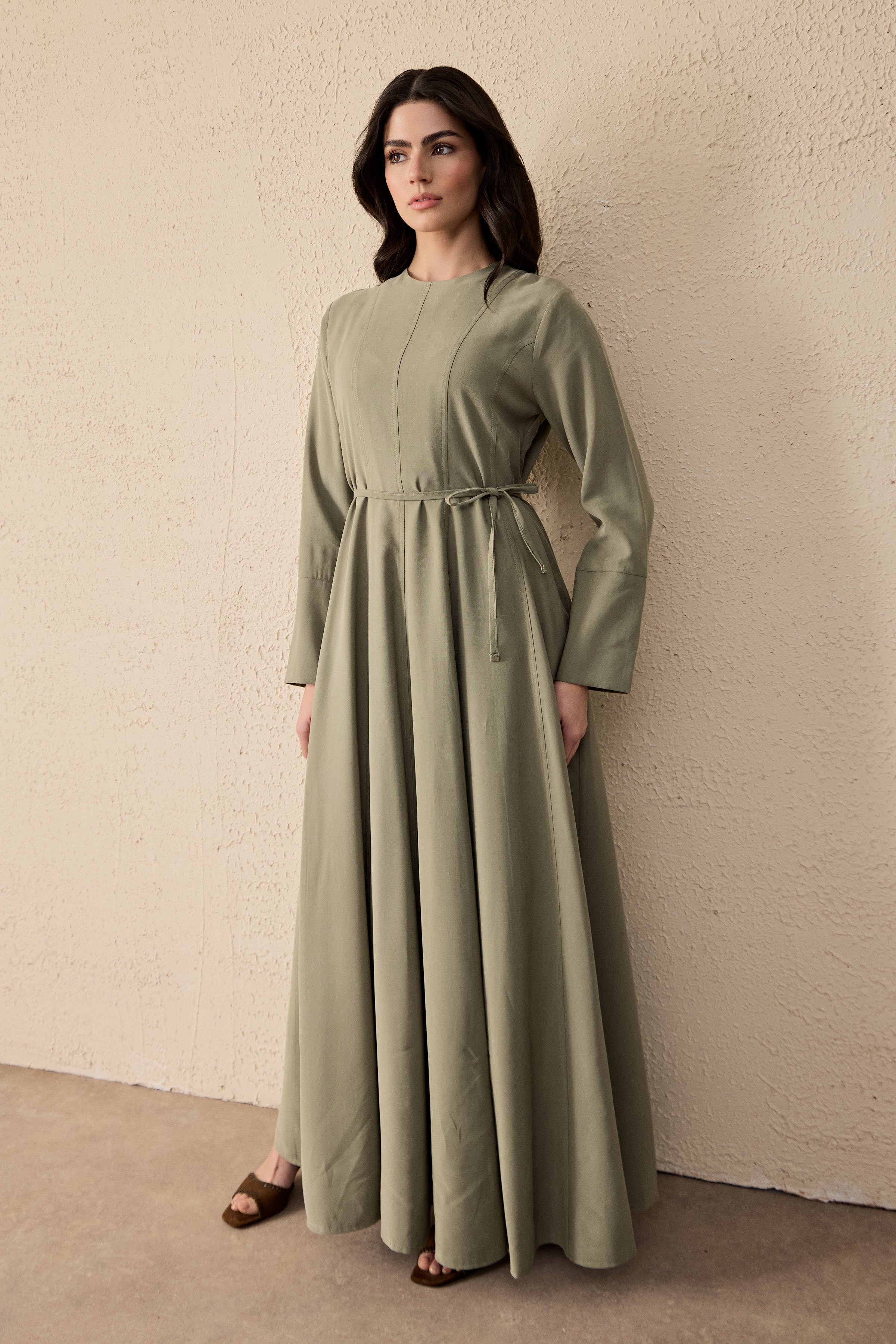 Silent Flow Lyocell Maxi Dress