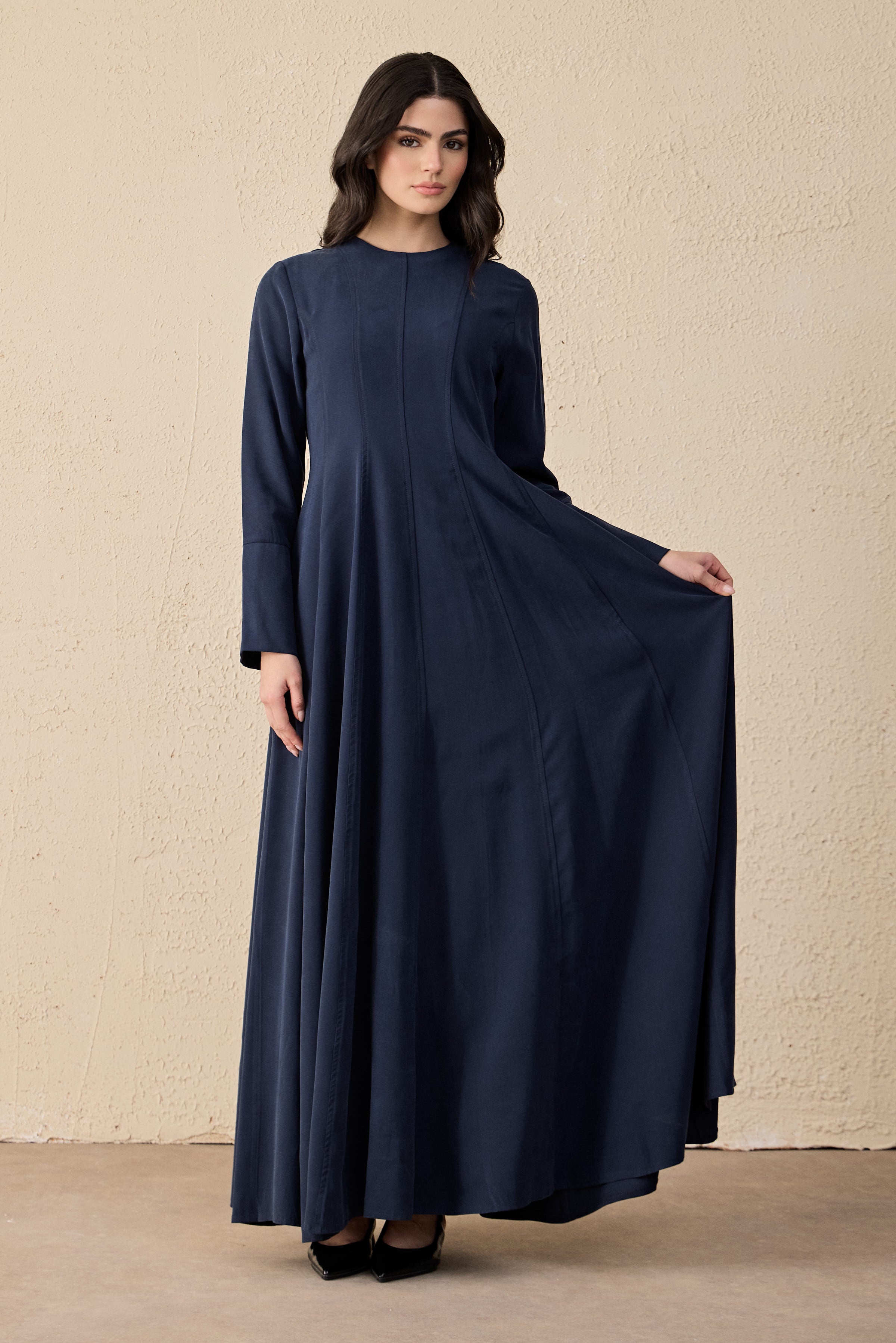 Silent Flow Lyocell Maxi Dress