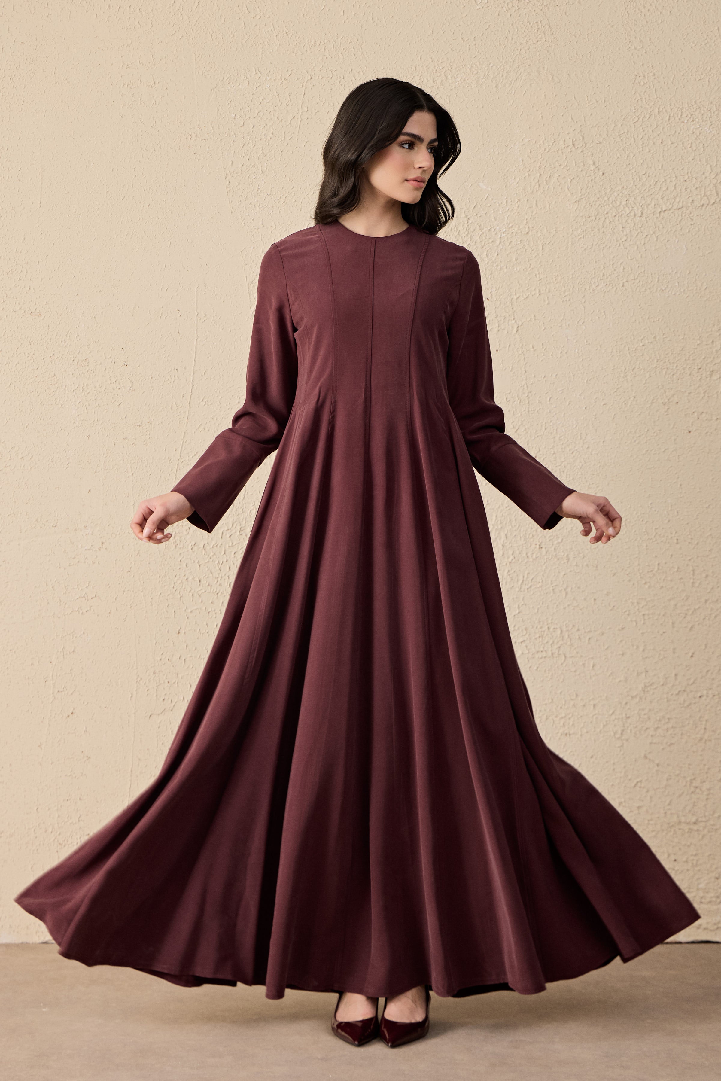 Silent Flow Lyocell Maxi Kleid