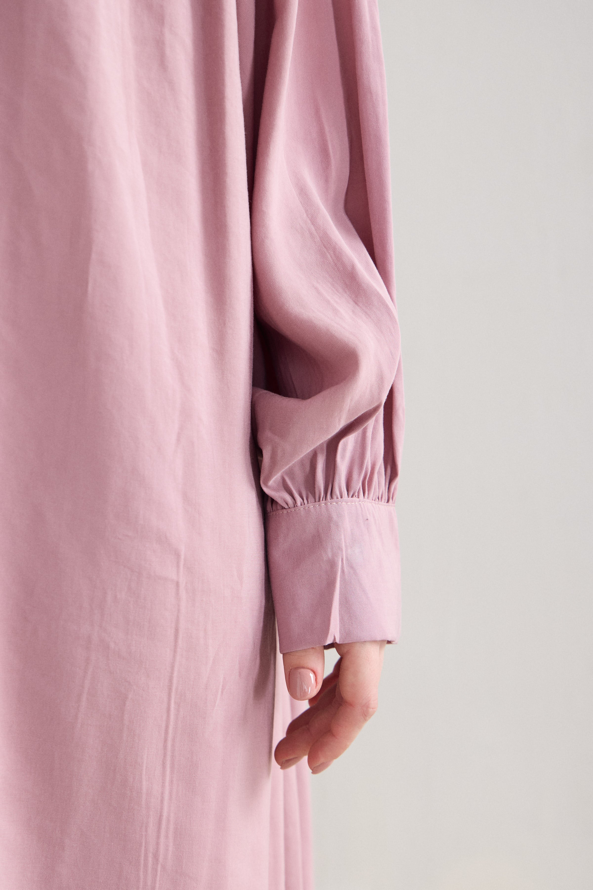 Soft Flow Oversize Modal Cupro Maxi Dress