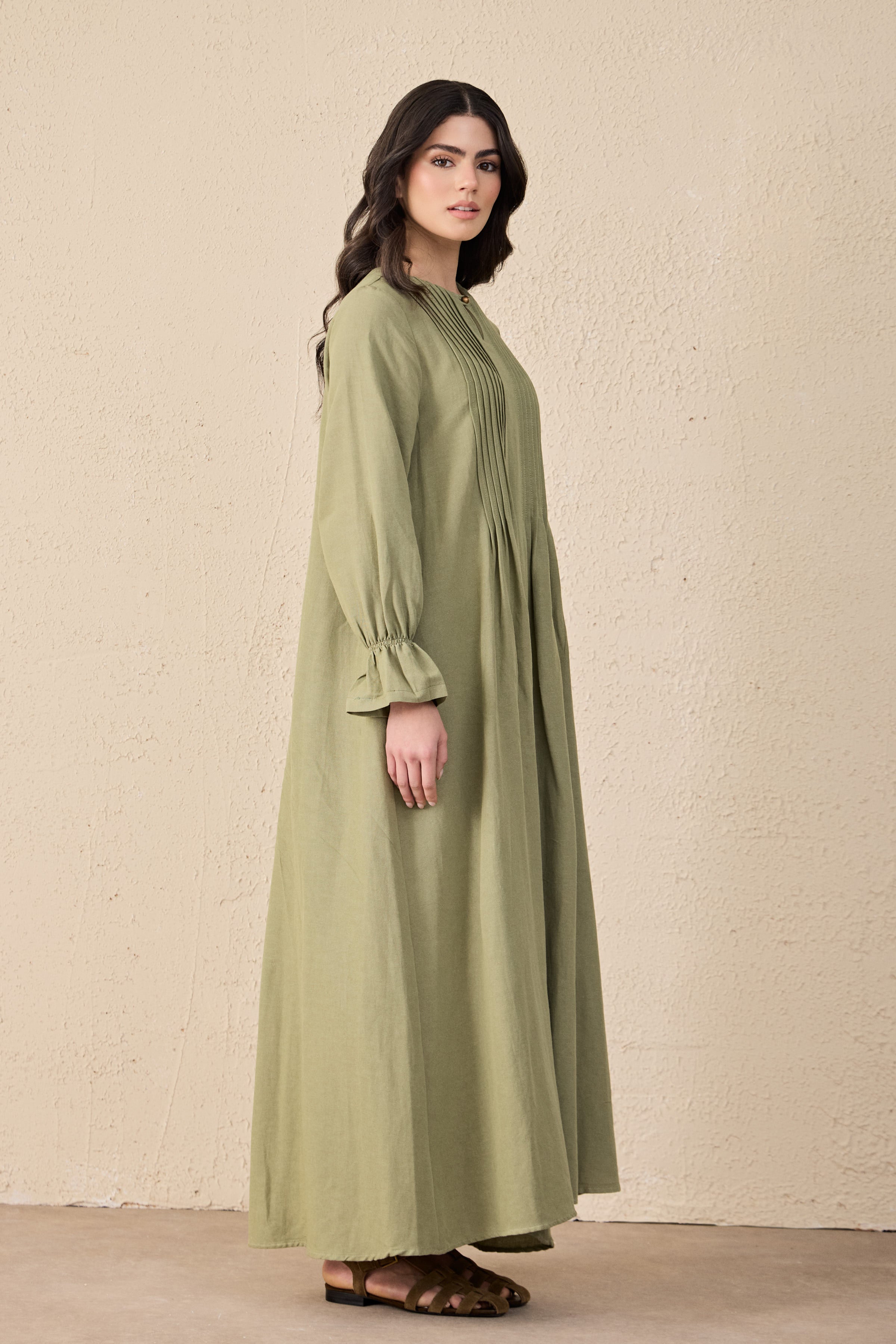 Terra Linen Maxi Dress