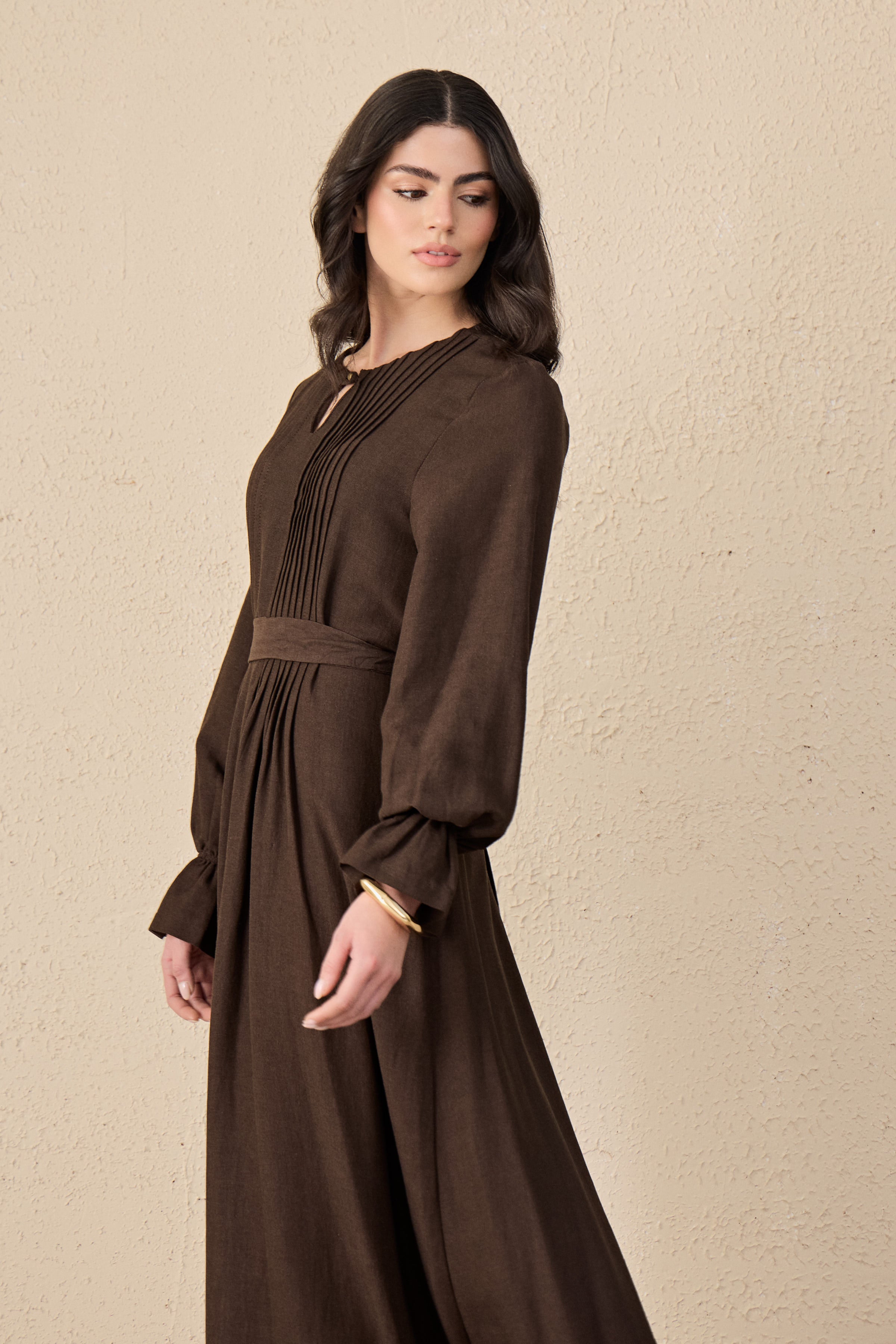 Terra Linen Maxi Dress