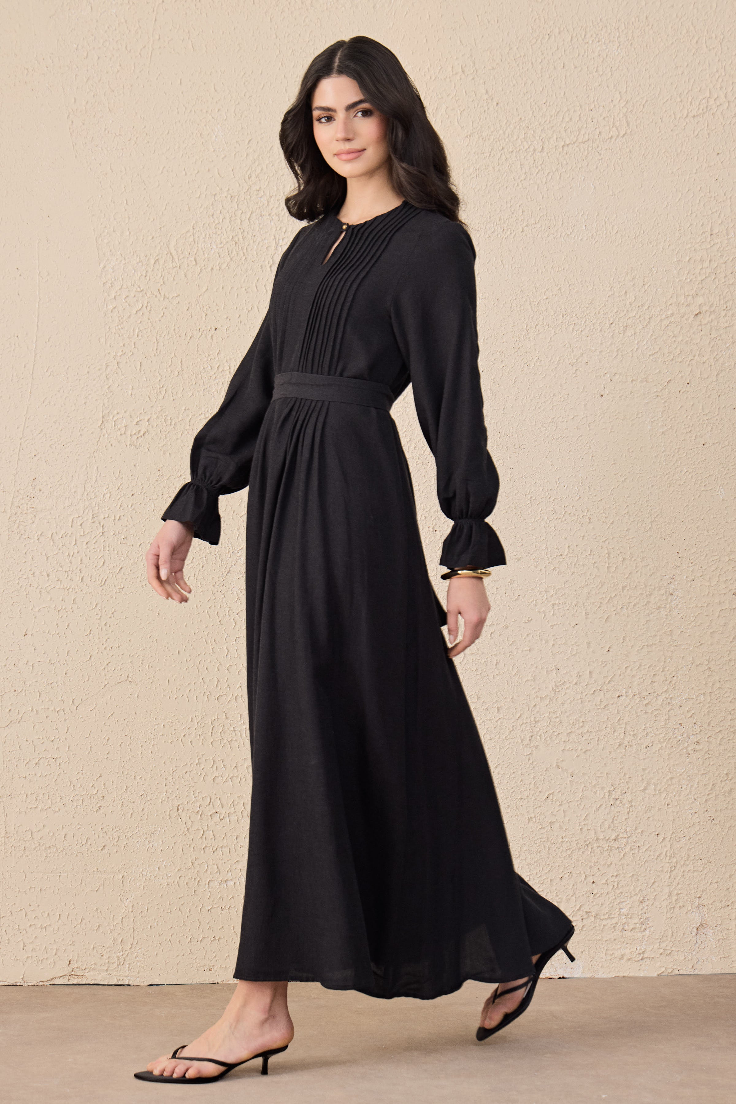 Terra Linen Maxi Dress