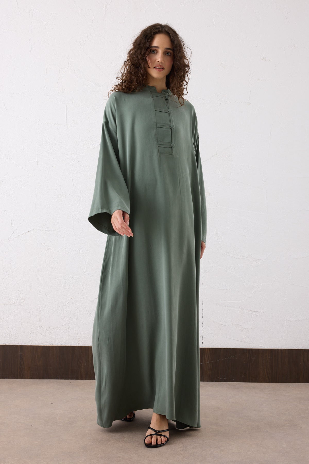 Asia Silk Cupra Maxi Kleid