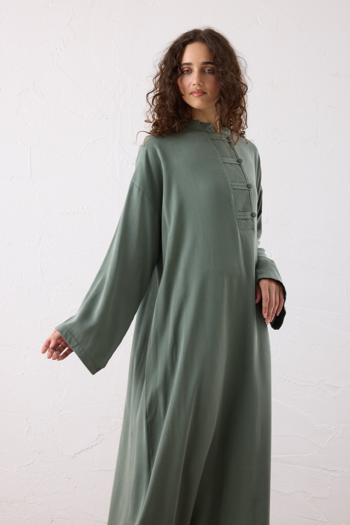 Asia Silk Cupra Maxi Kleid
