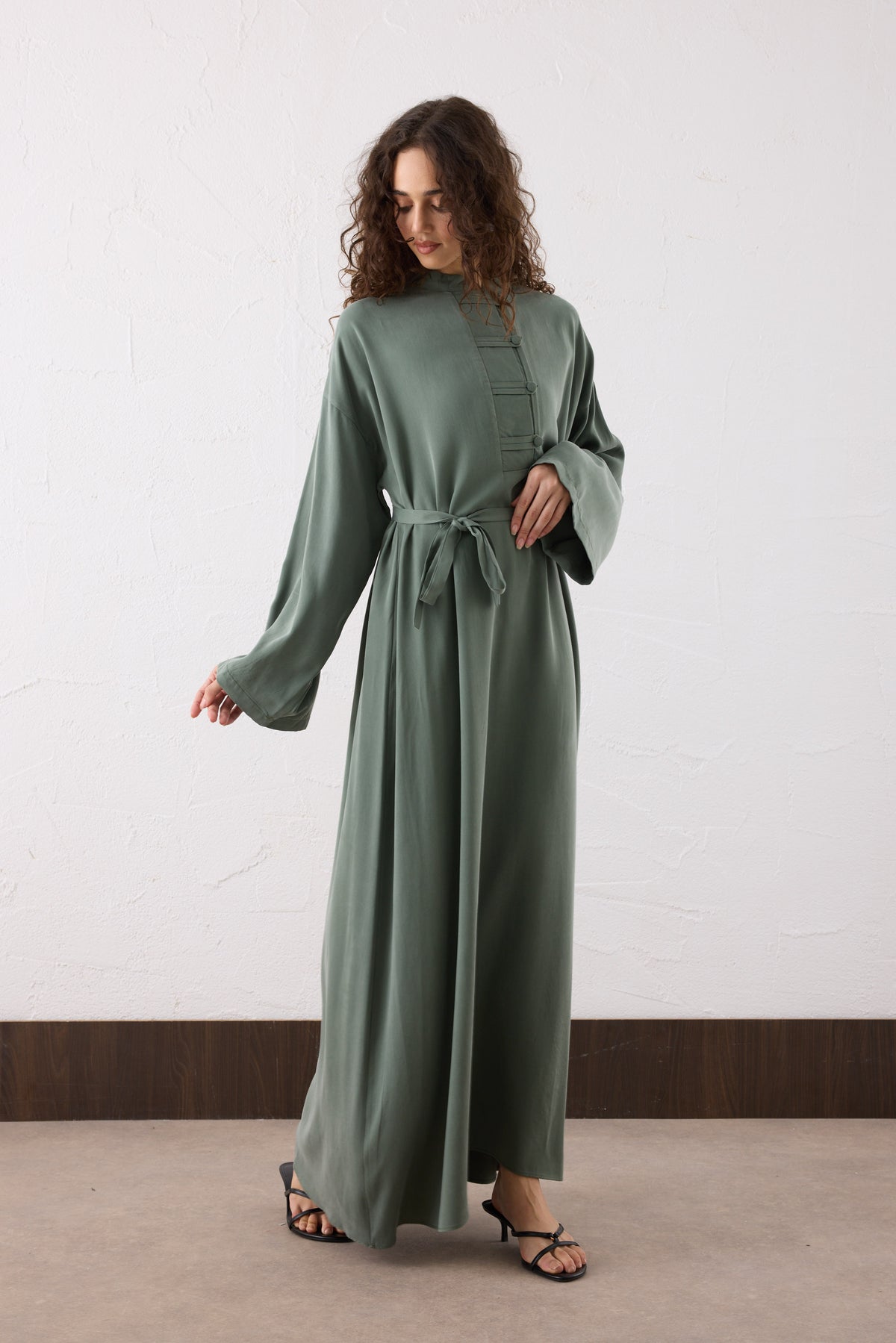 Asia Silk Cupra Maxi Kleid