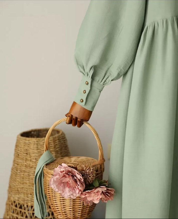 Musselin Aria Maxi Kleid