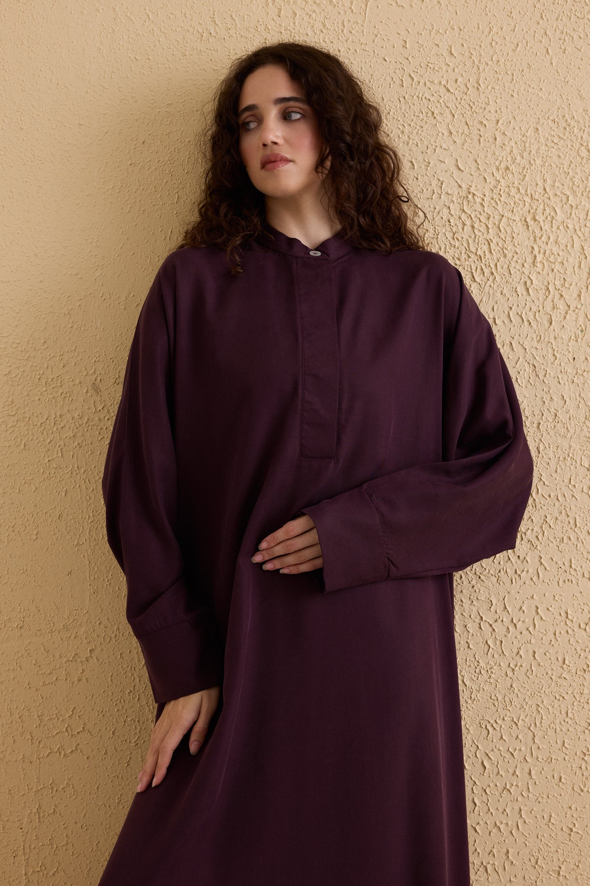 AYA Tencel Oversized Maxi Kleid