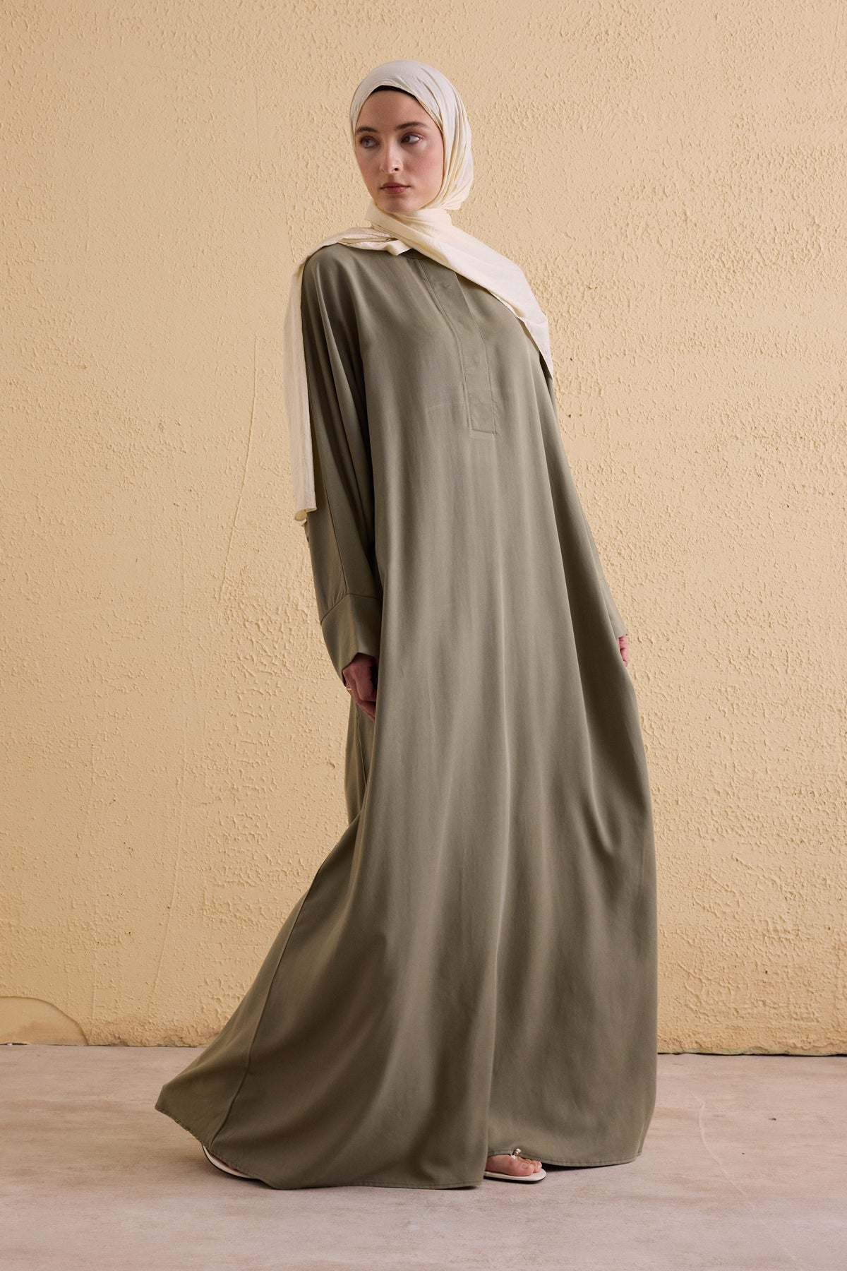 AYA Tencel Oversized Maxi Kleid