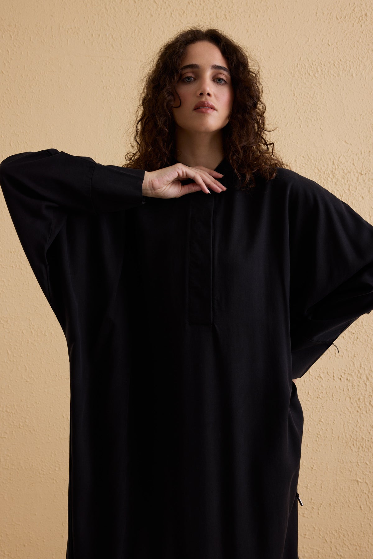 AYA Tencel Oversized Maxi Kleid