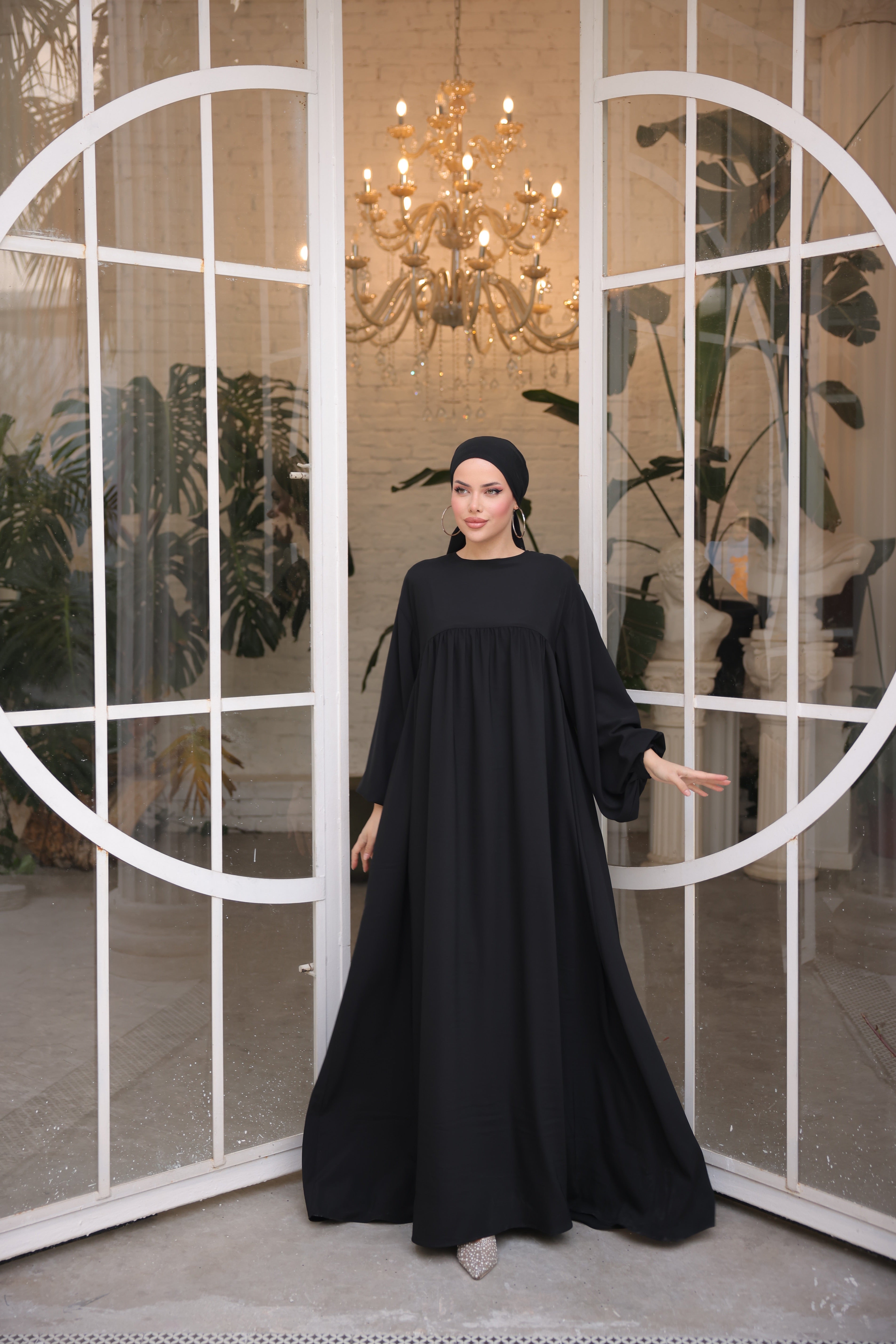 Amara Dubai Silk Maxi Kleid