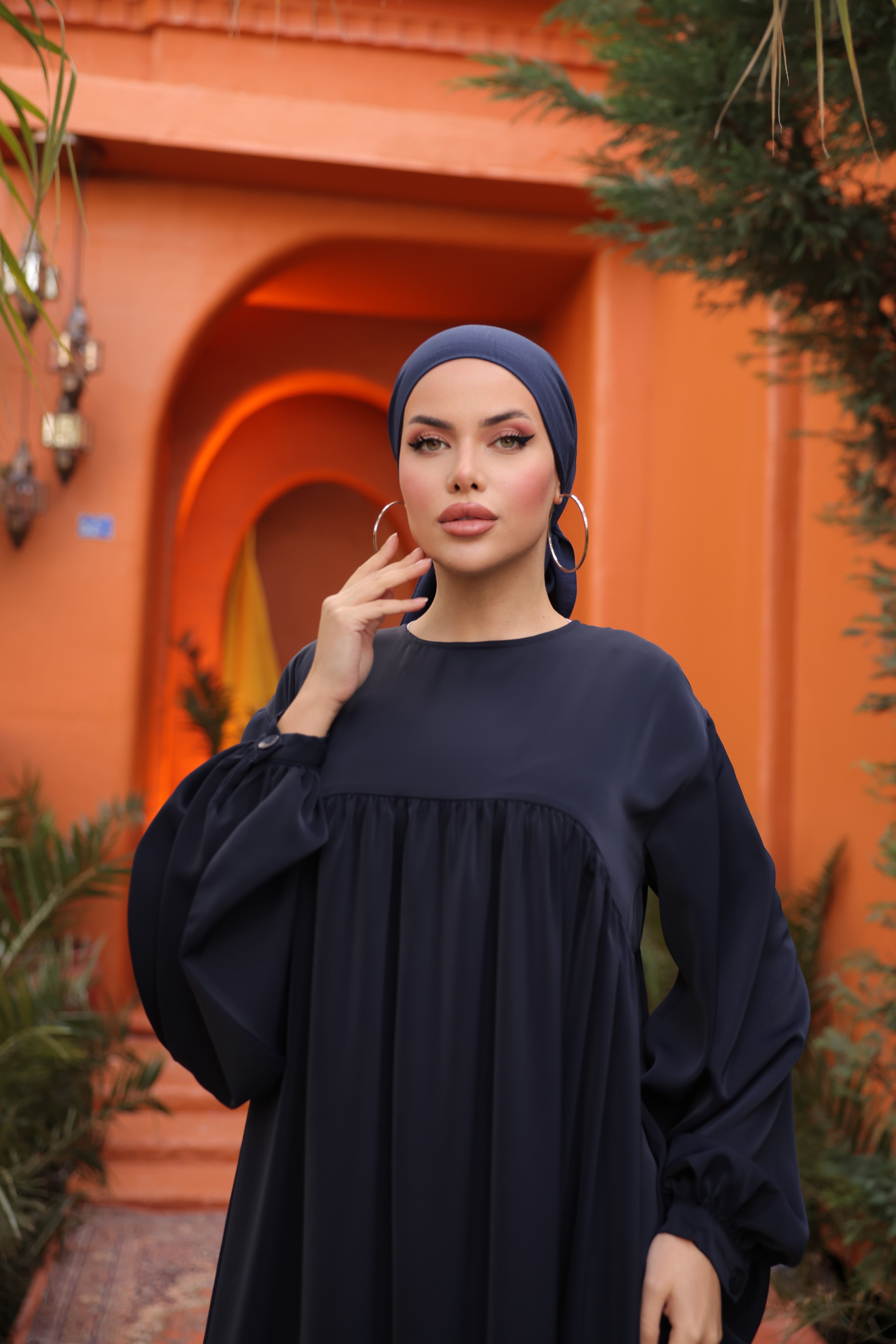 Amara Dubai Silk Maxi Kleid