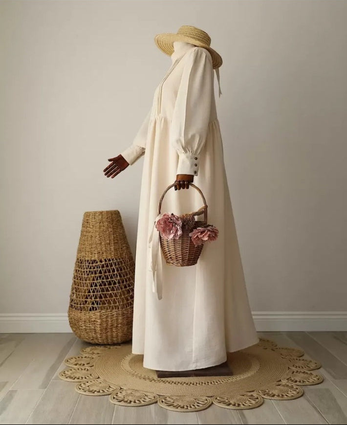 Musselin Aria Maxi Kleid