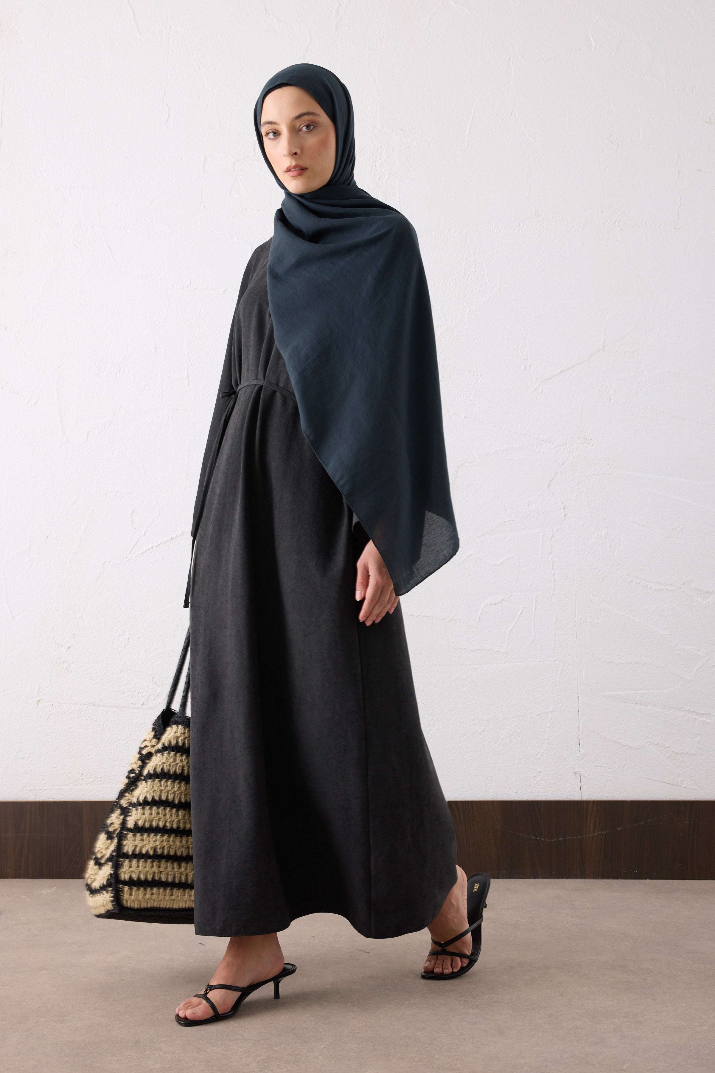 Sora Cupra Maxi Kleid