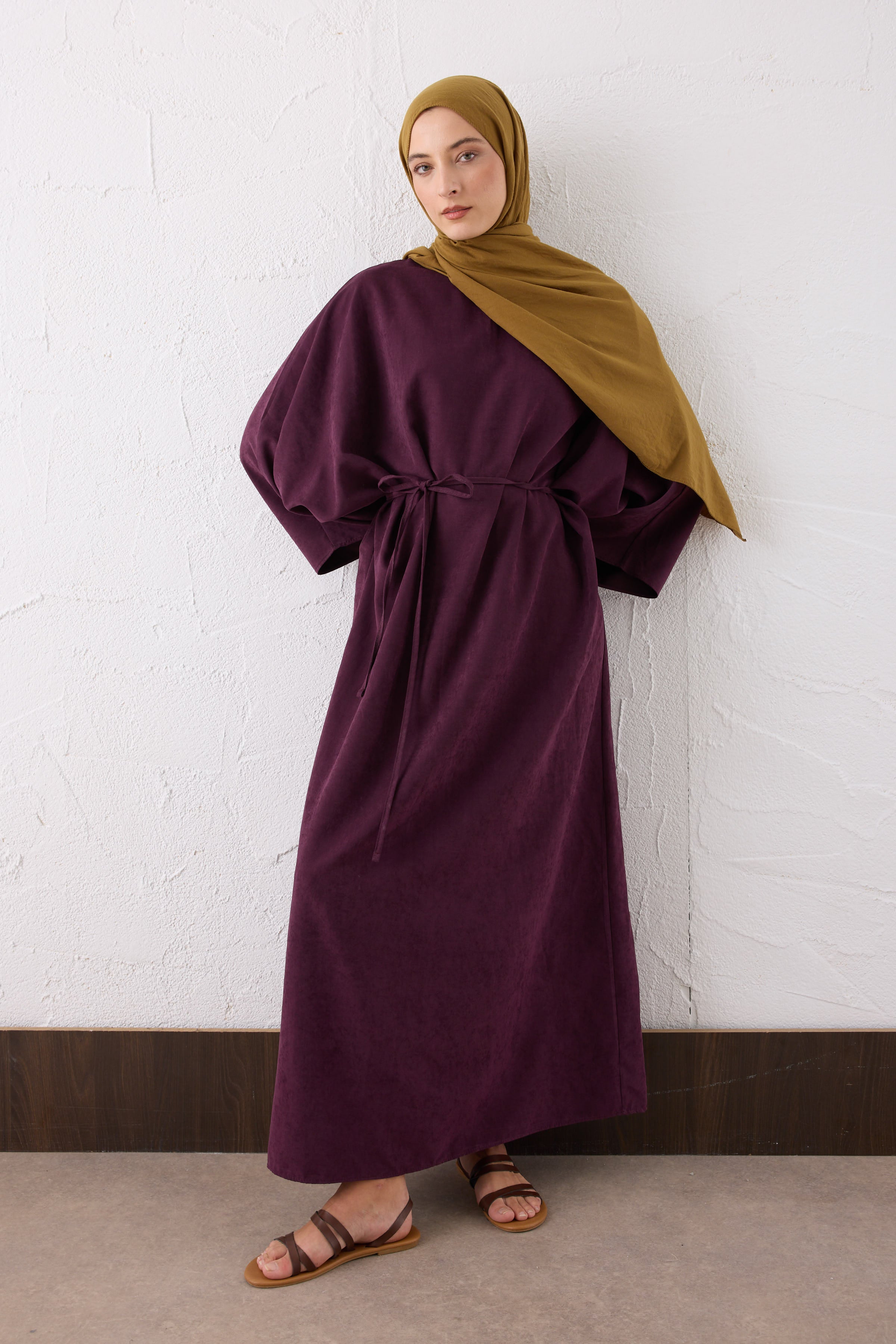 Sora Cupra Maxi Kleid