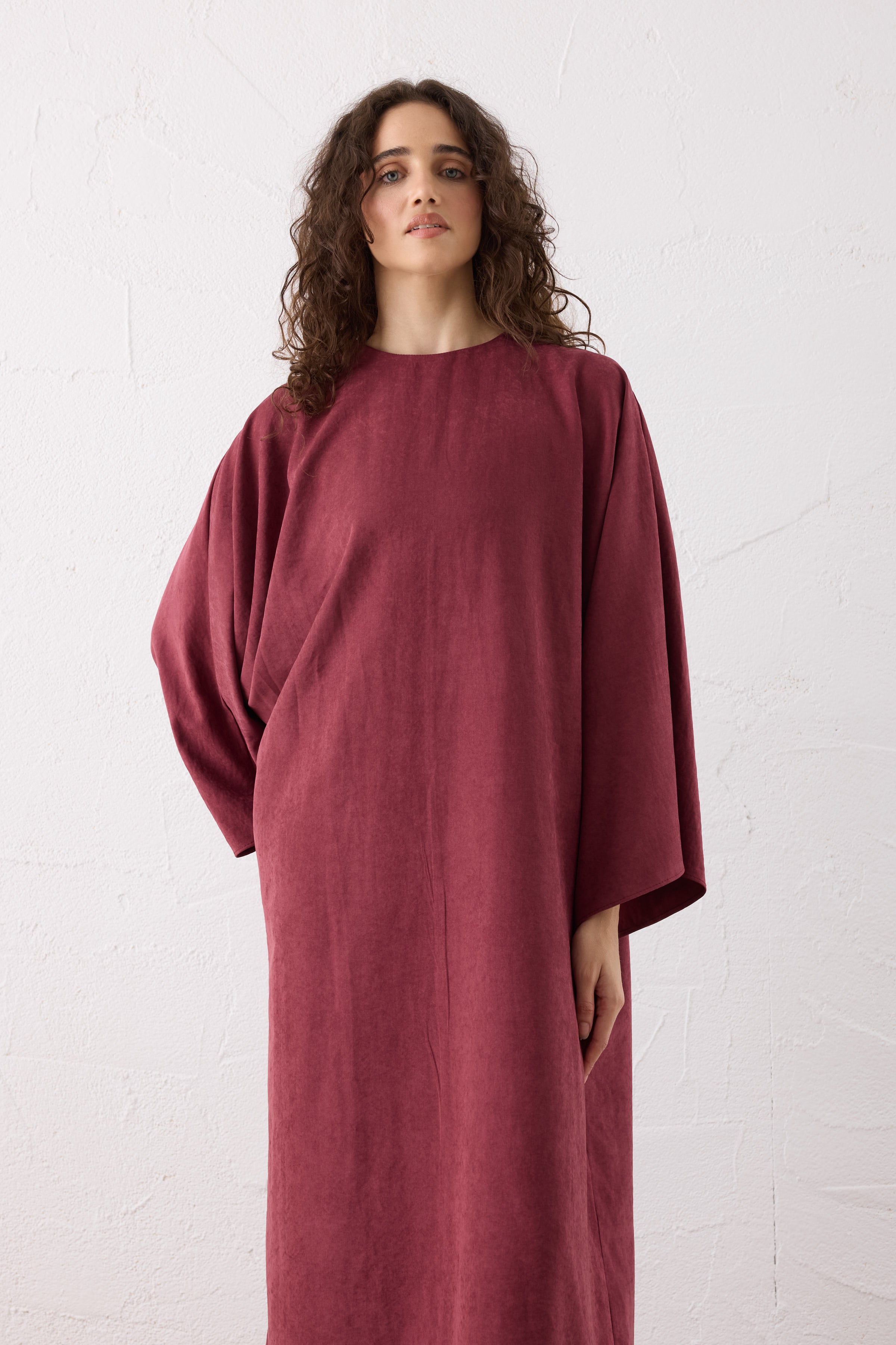 Sora Cupra Maxi Kleid