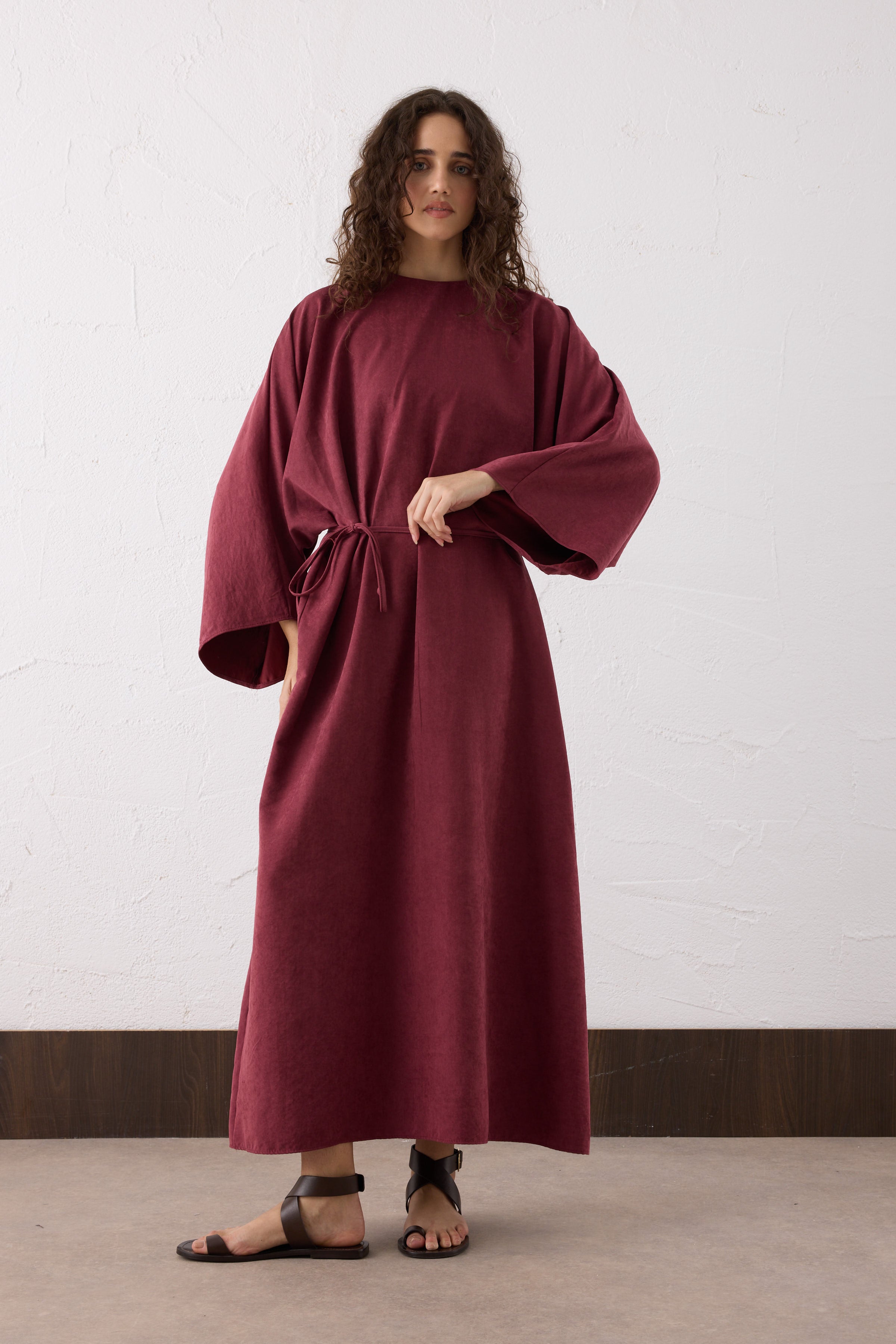 Sora Cupra Maxi Kleid