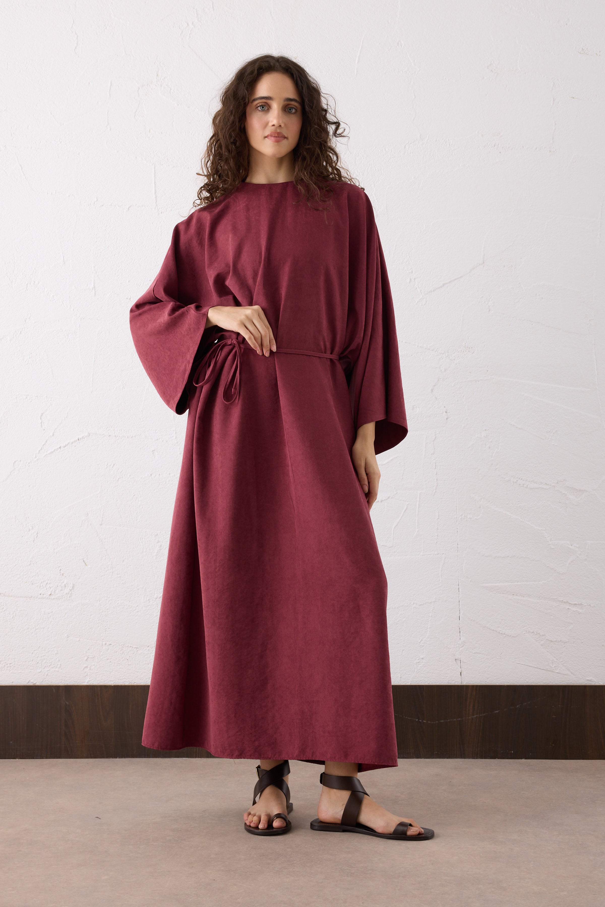 Sora Cupra Maxi Kleid