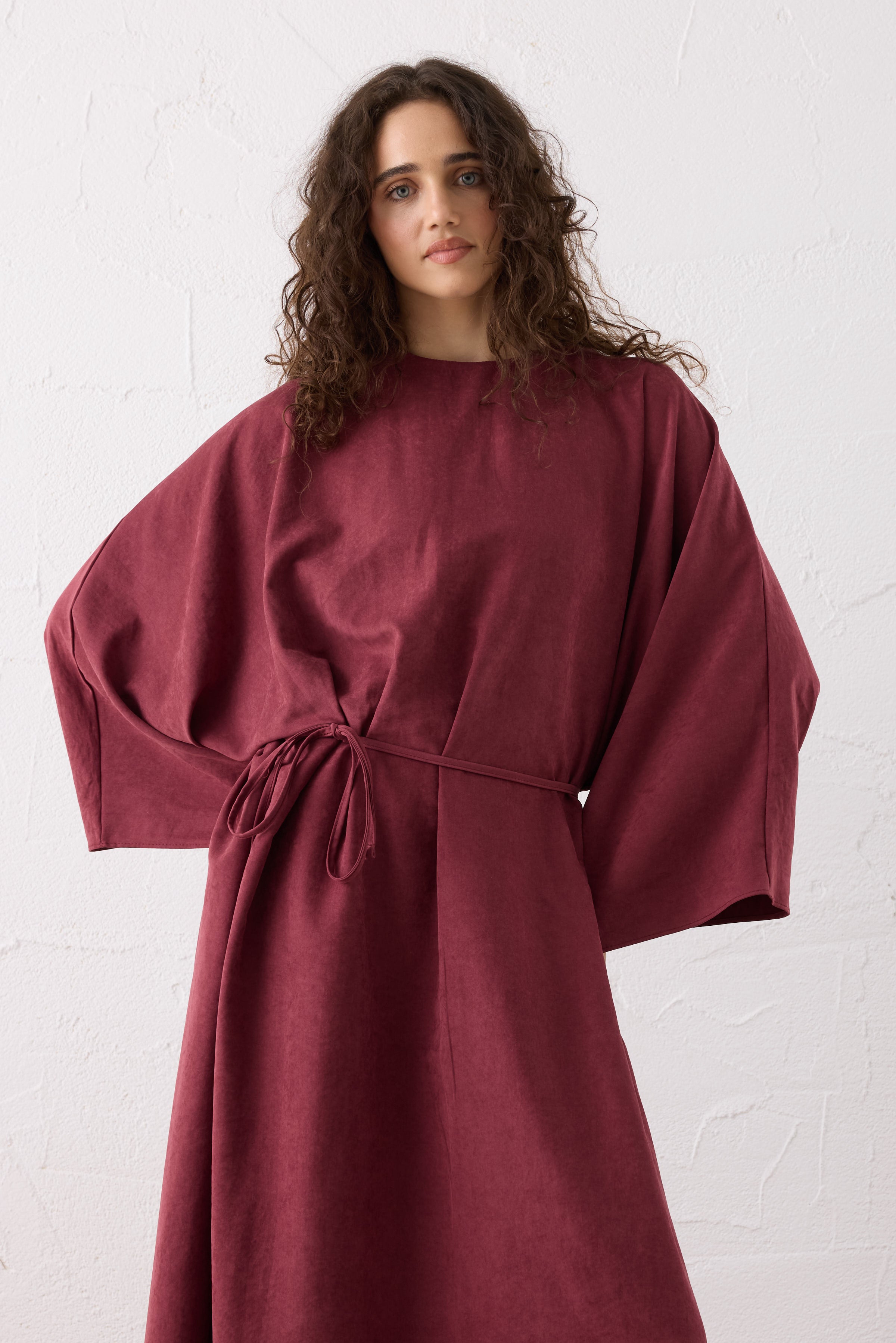 Sora Cupra Maxi Kleid