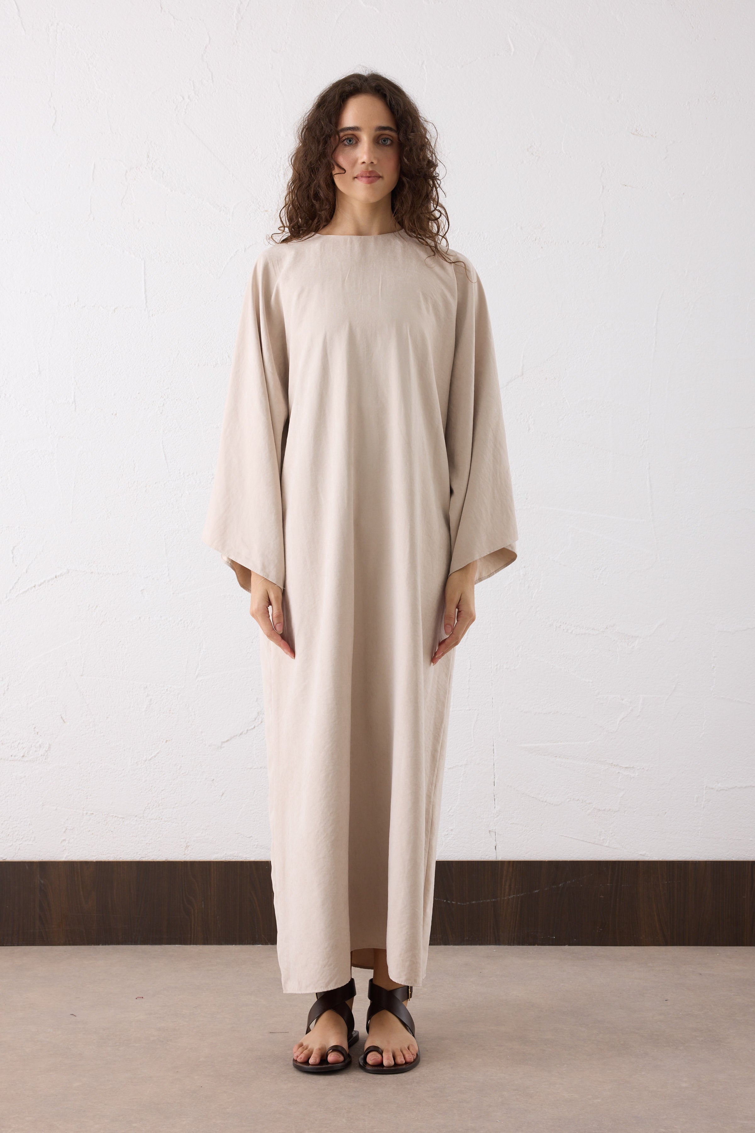 Sora Cupra Maxi Kleid