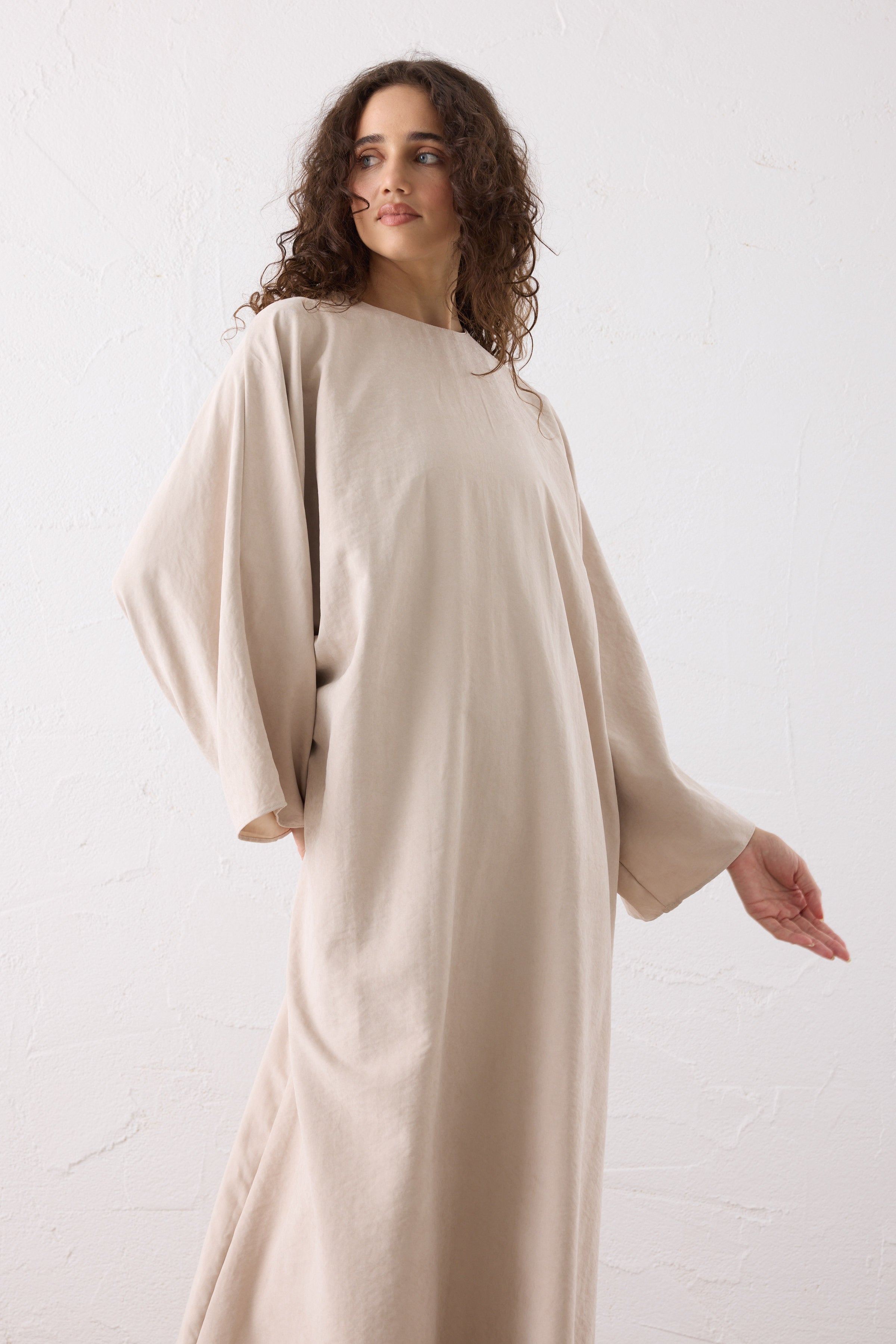 Sora Cupra Maxi Kleid