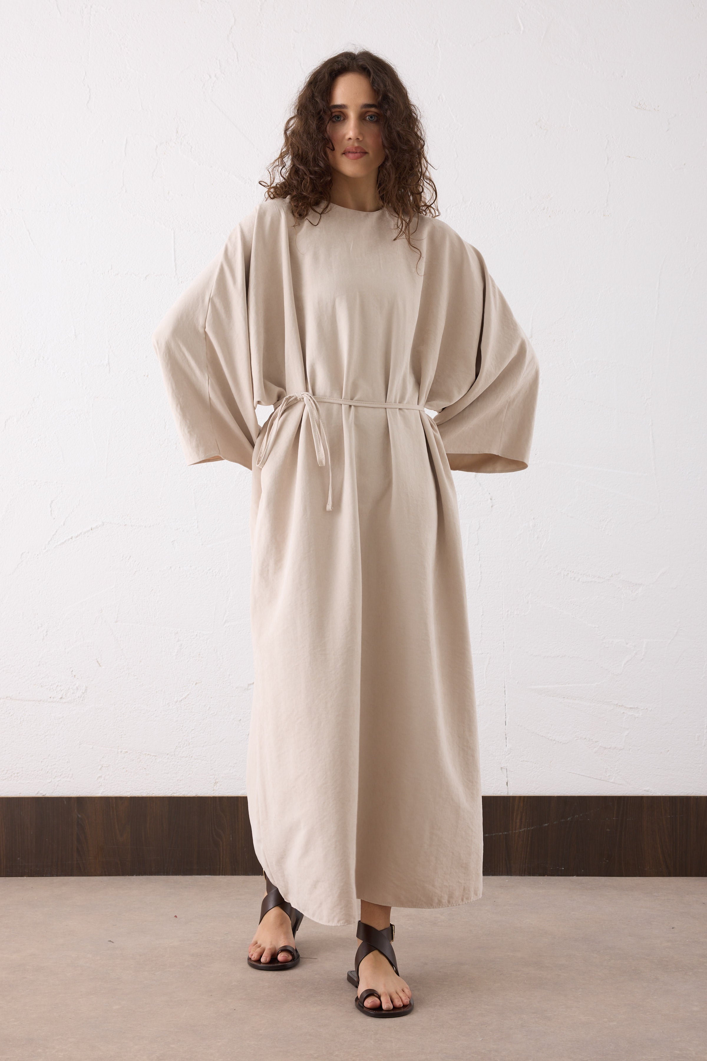 Sora Cupra Maxi Kleid