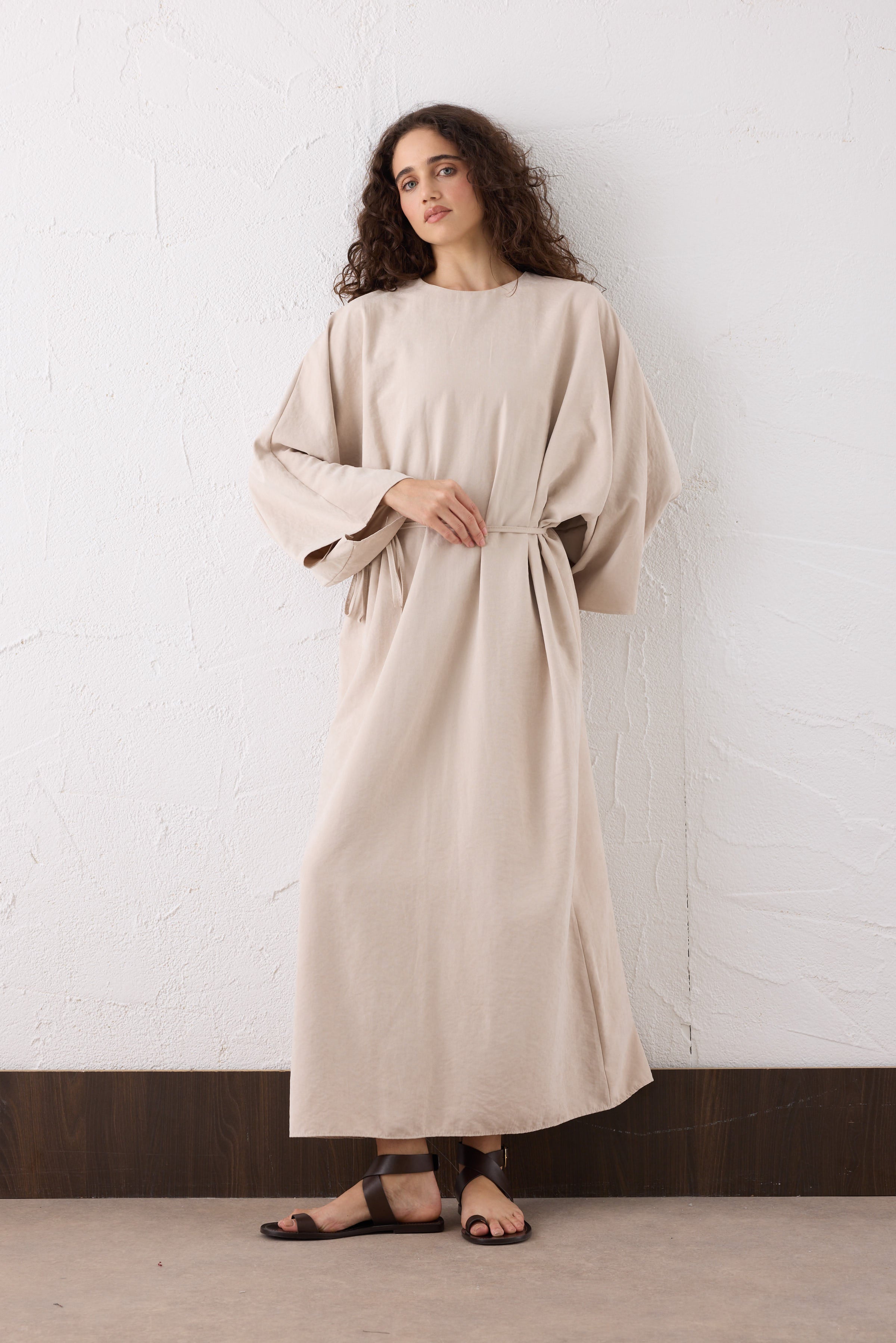 Sora Cupra Maxi Kleid