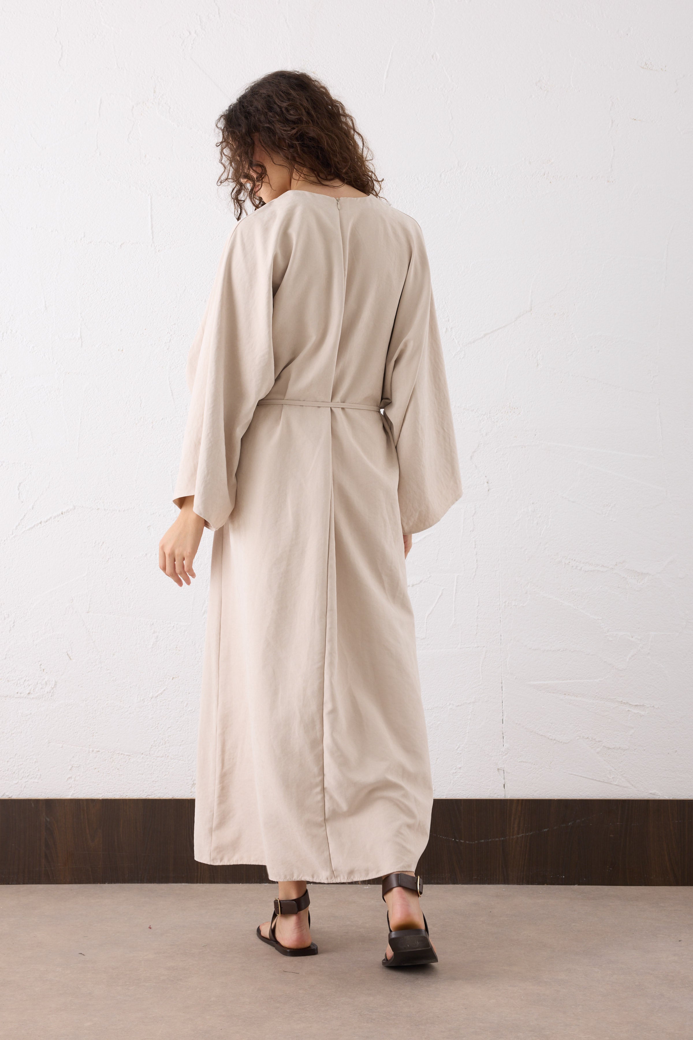 Sora Cupra Maxi Kleid