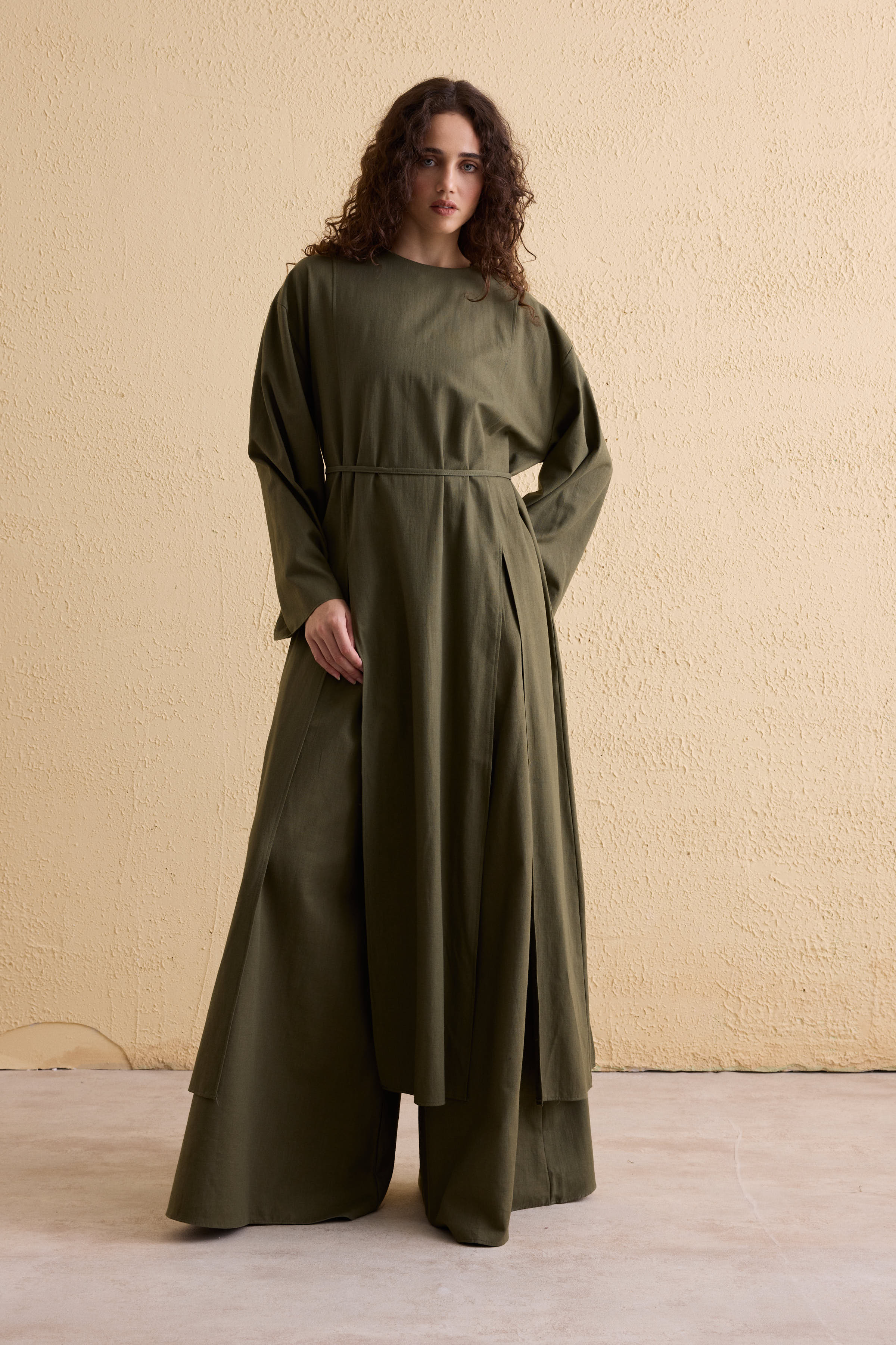 OASIS Leinen Maxi Tunika