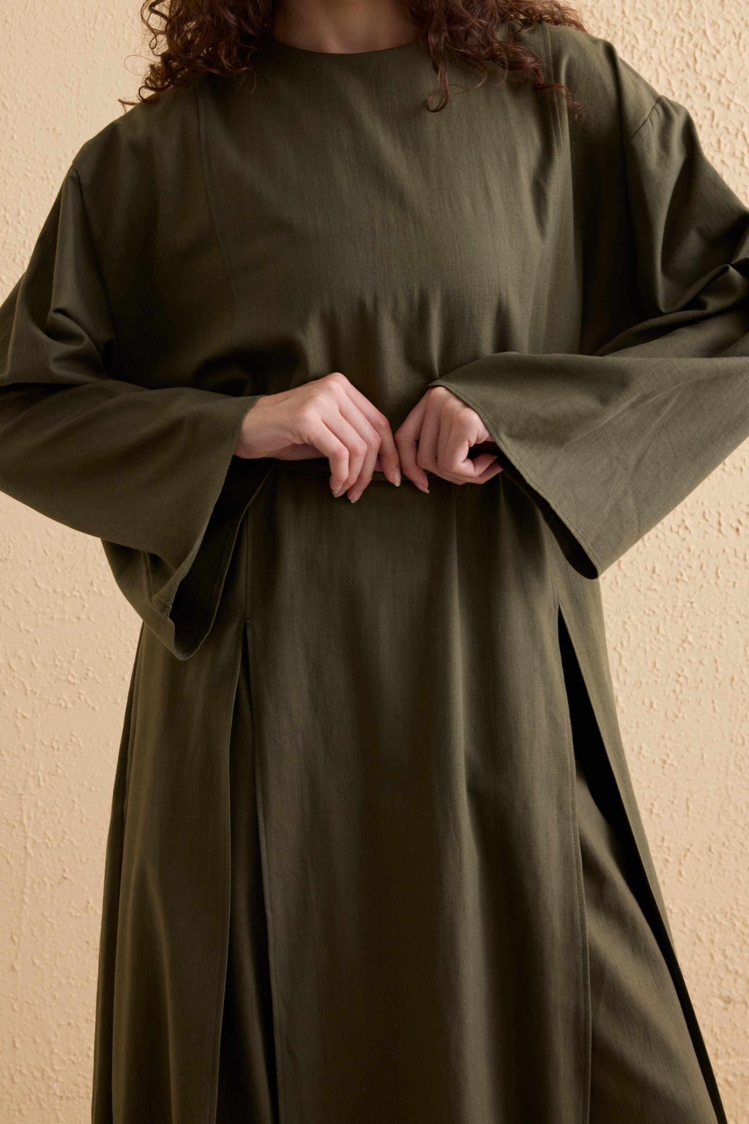 OASIS Leinen Maxi Tunika