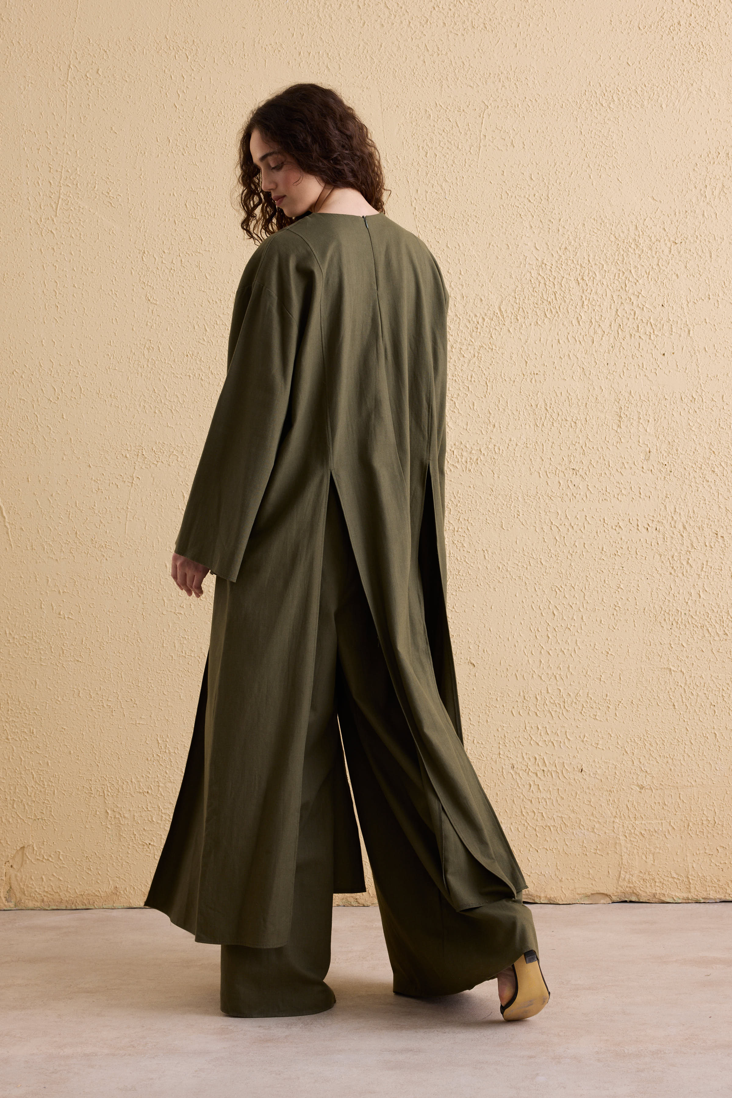 OASIS Leinen Maxi Tunika