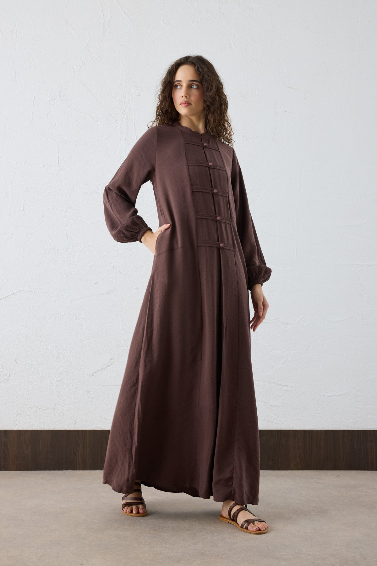 Asia Tencel (Lyocell) Maxi Kleid