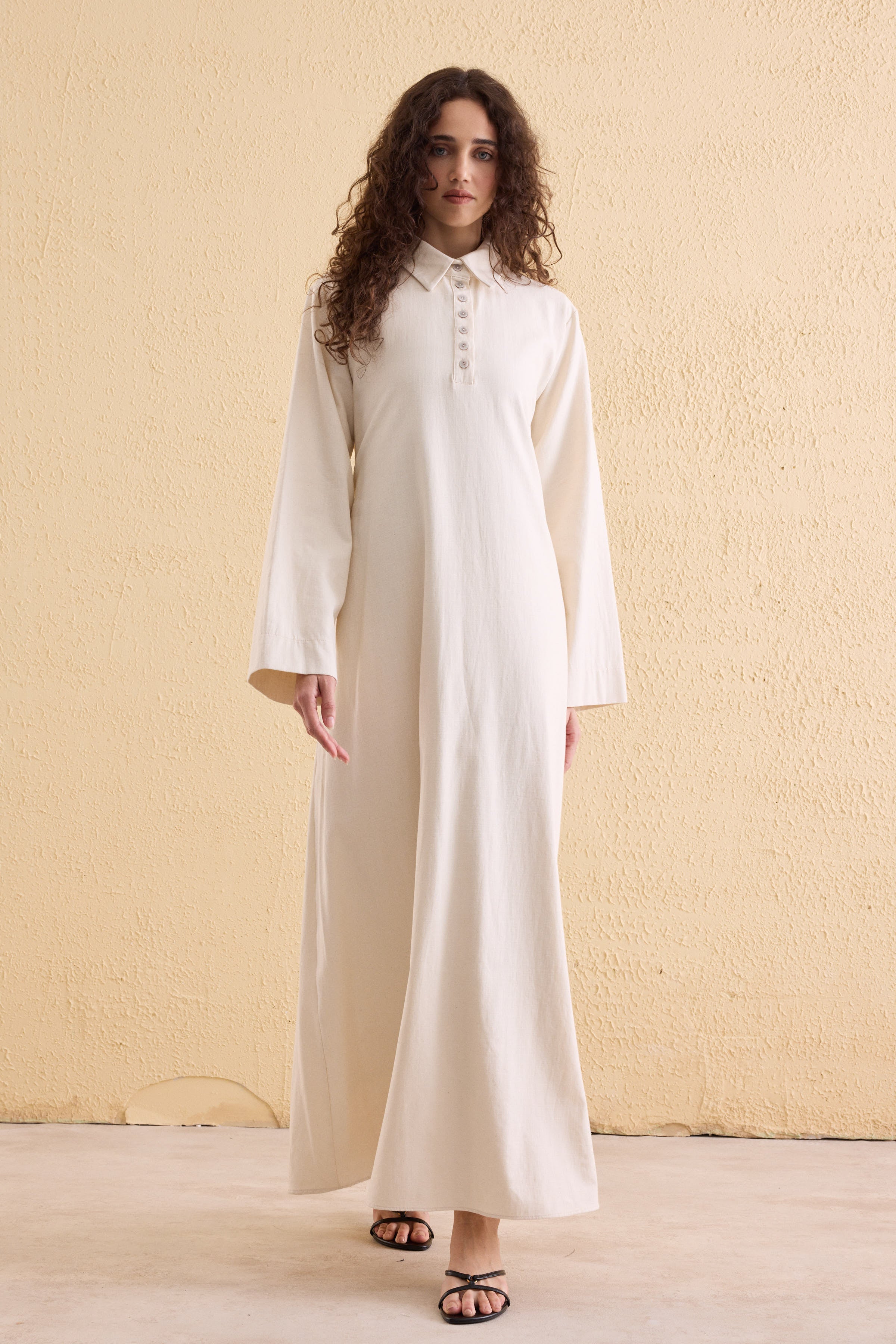 OASİS Leinen Maxi Kleid